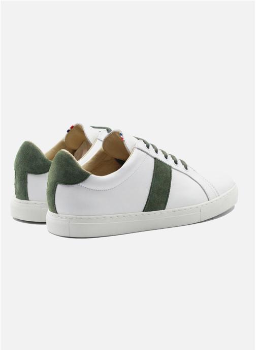 Jules&Jenn Baskets Made in France en cuir blanc (Vert) Baskets chez