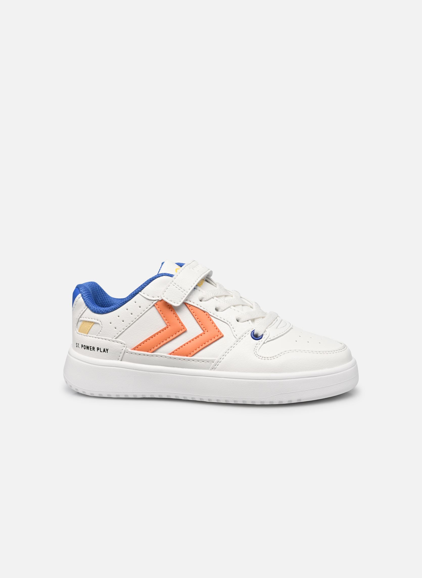 Baskets ST. POWER PLAY JR blanc Hummel Baskets ST. POWER PLAY JR blanc WHITE/ORANGE