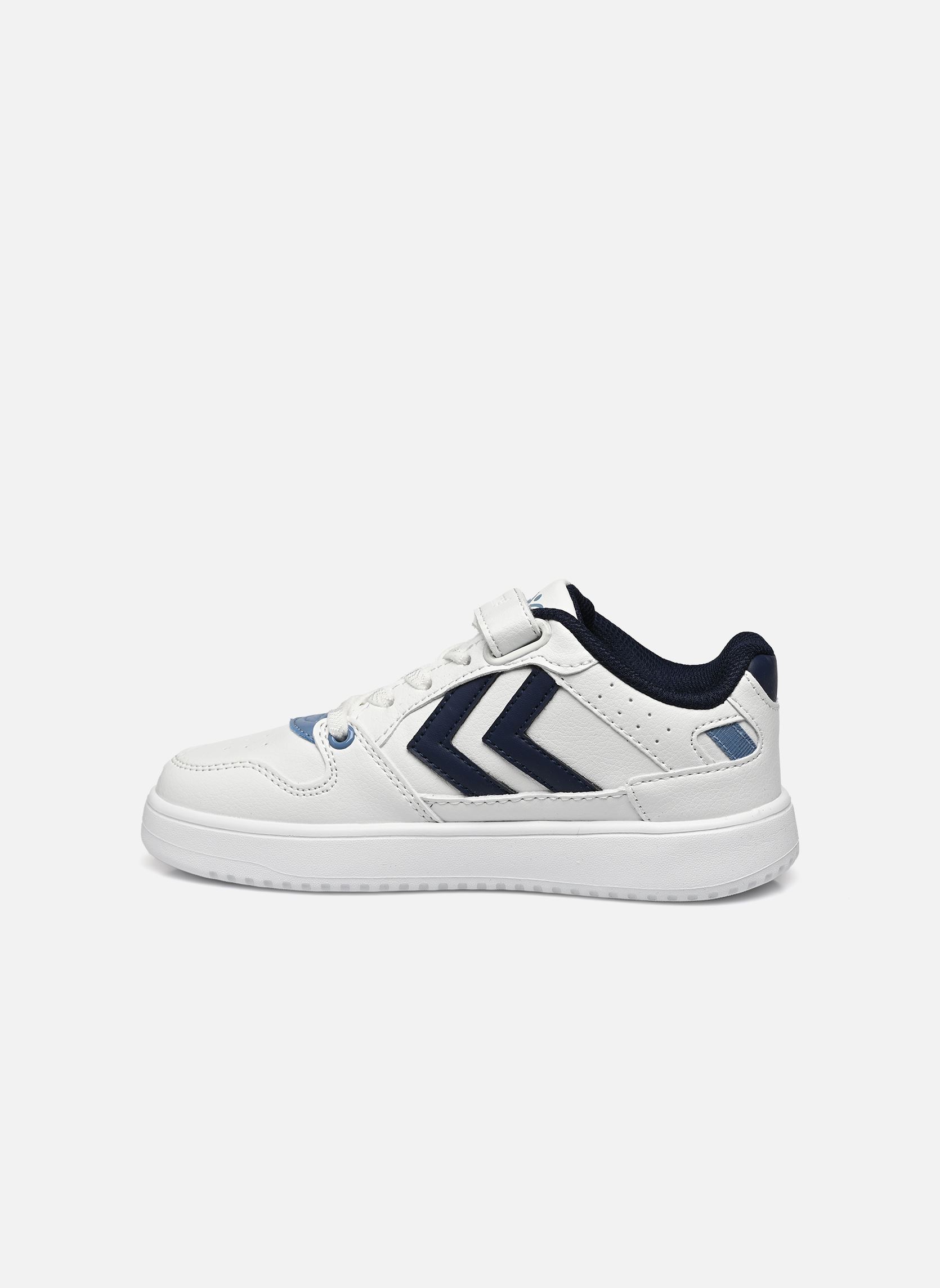 Baskets ST. POWER PLAY JR garçon blanc Hummel Baskets ST. POWER PLAY JR garçon blanc White/blue