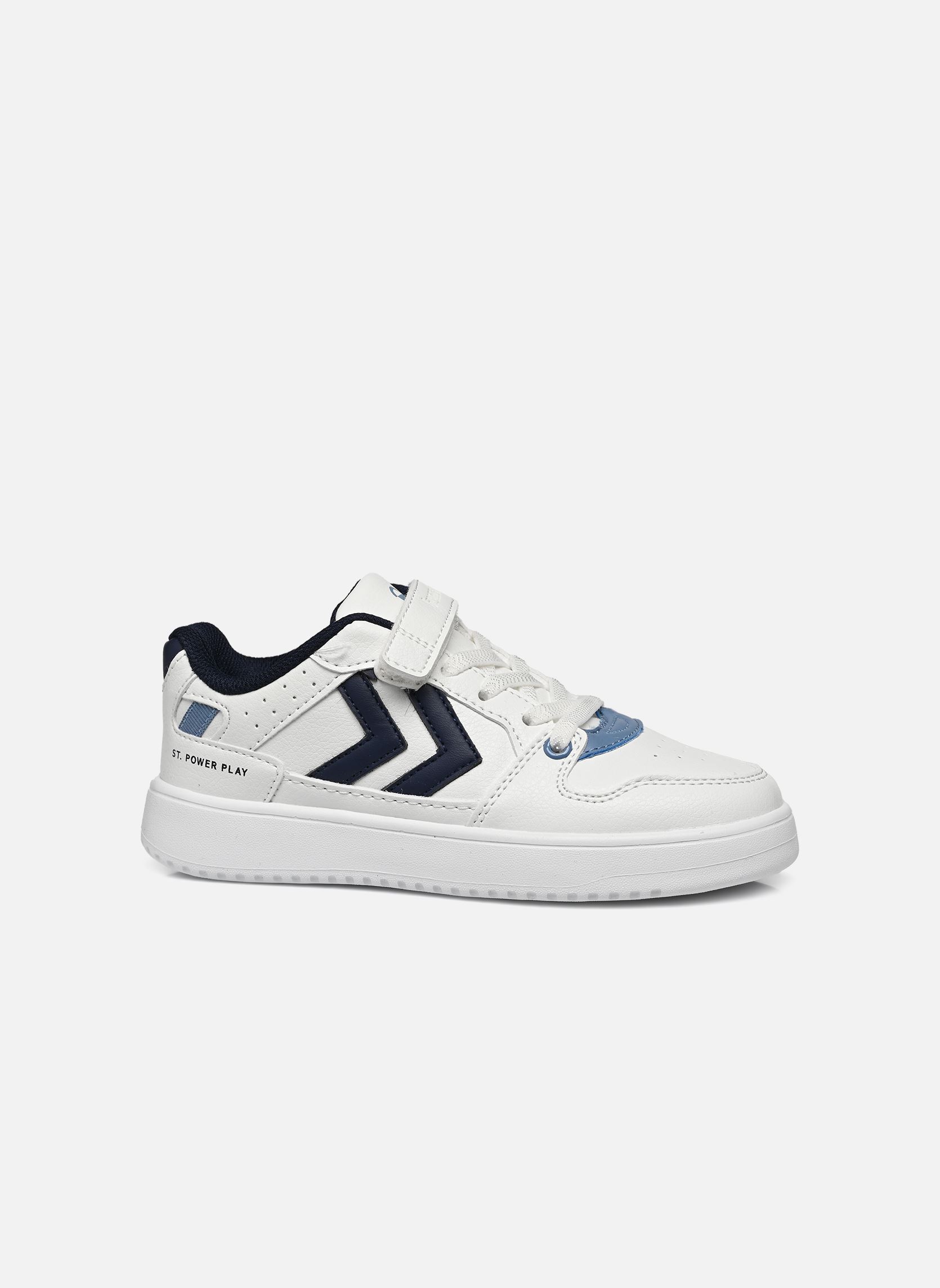 Baskets ST. POWER PLAY JR garçon blanc Hummel Baskets ST. POWER PLAY JR garçon blanc White/blue