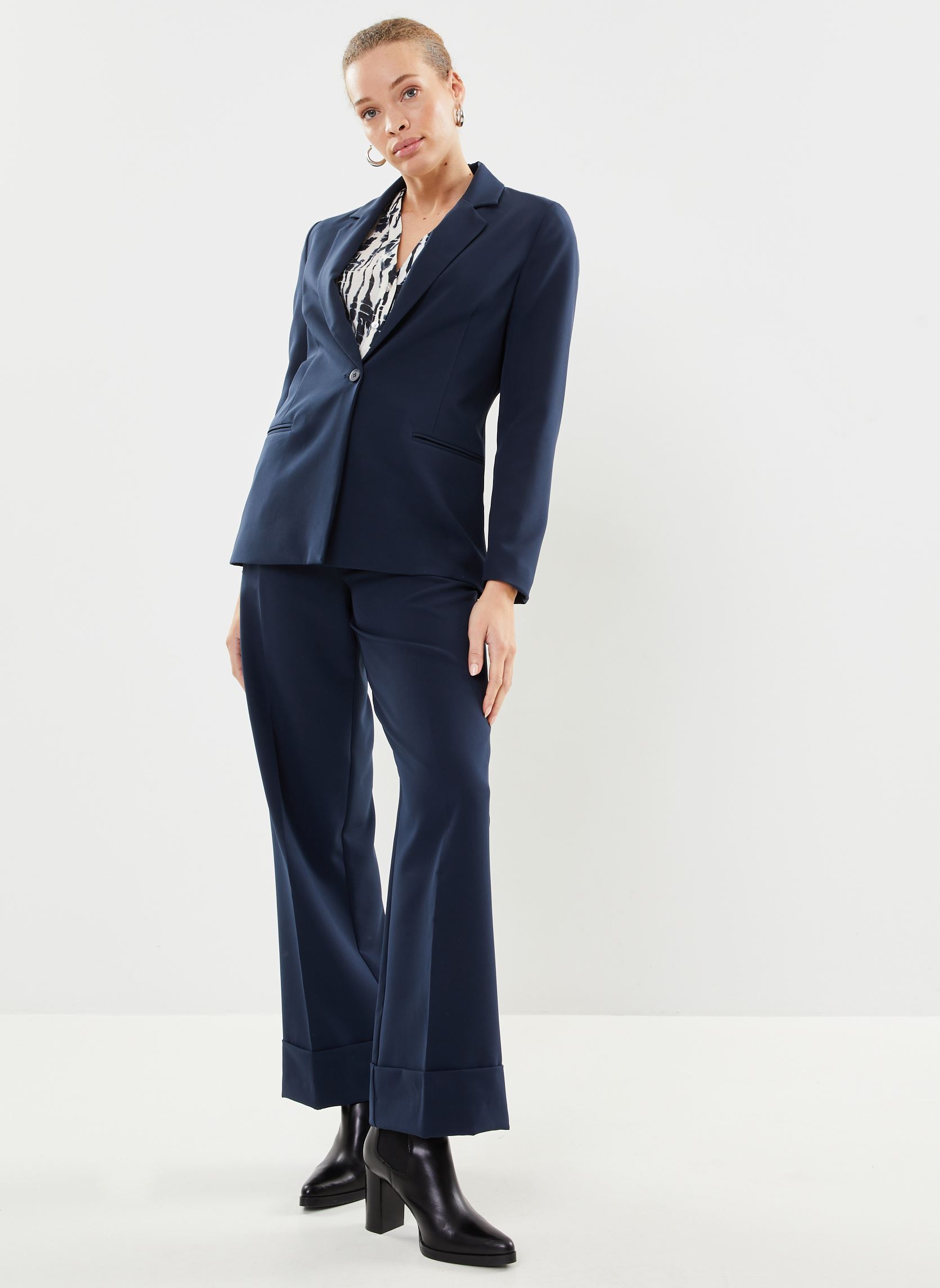 Blazer Ihlexi Bl3 damen blau Ichi Blazer Ihlexi Bl3 damen blau Total Eclipse