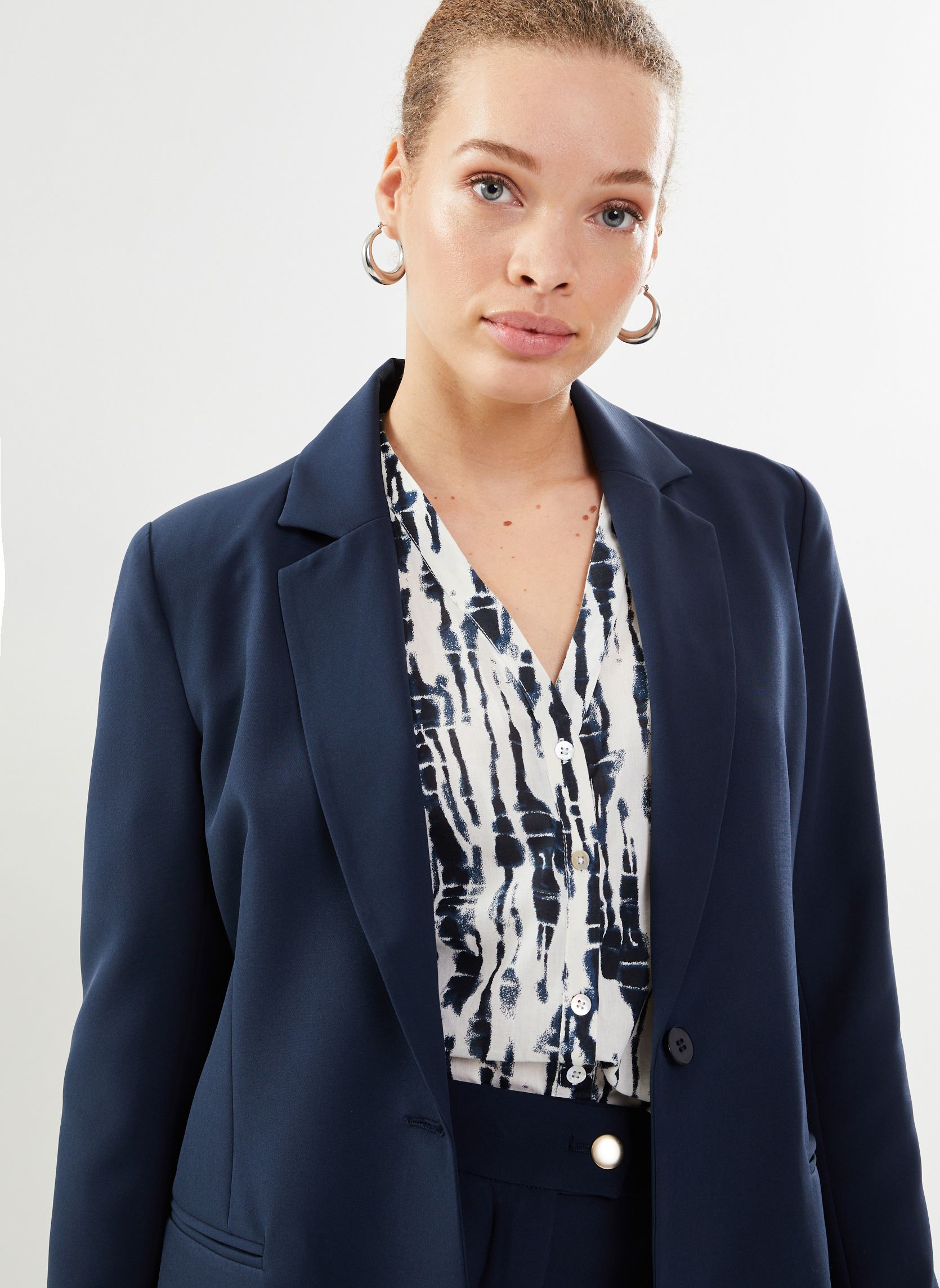 Blazer Ihlexi Bl3 damen blau Ichi Blazer Ihlexi Bl3 damen blau Total Eclipse