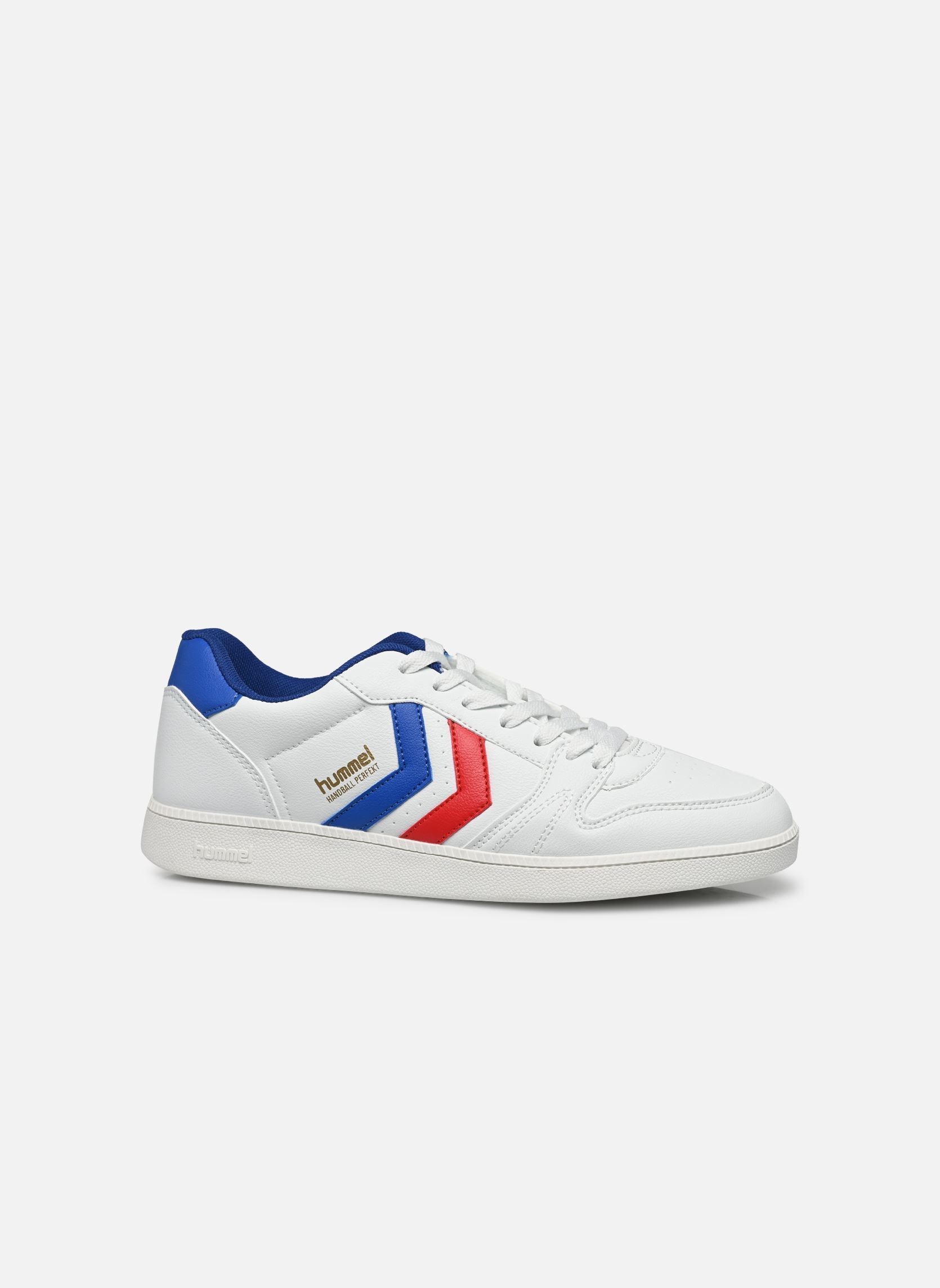 Sneakers HANDBALL PERFEKT heren wit Hummel Sneakers HANDBALL PERFEKT heren wit White/blue/red