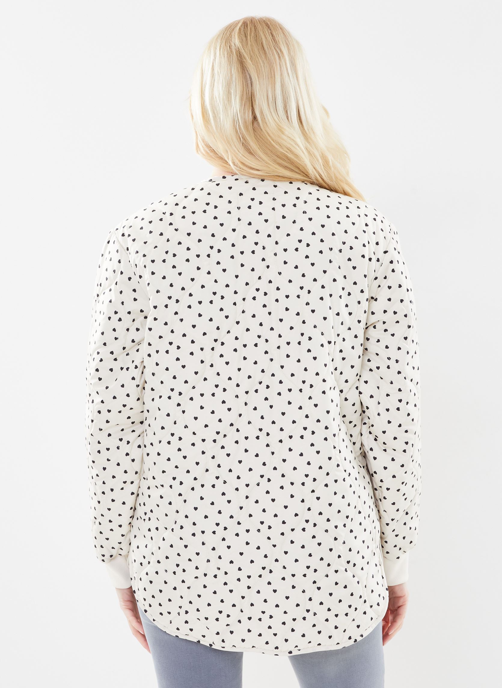 Blousons Ihfazona Ja femme blanc Ichi Blousons Ihfazona Ja femme blanc Birch Heart aop