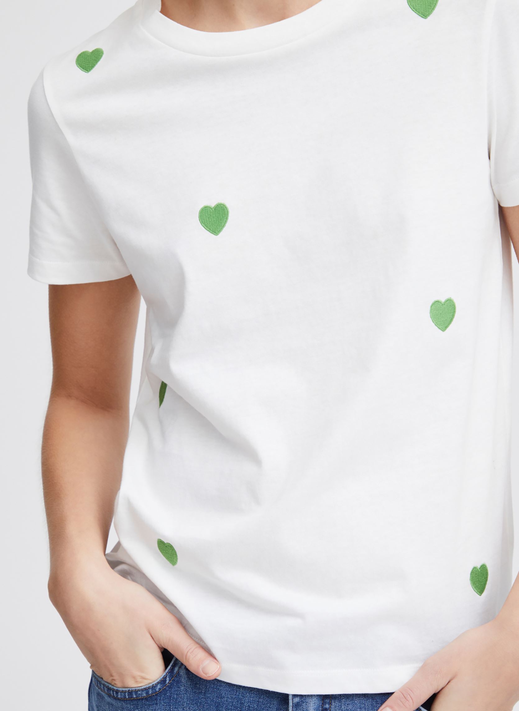 T-Shirts Ihcamino Ss18 damen weiß Ichi T-Shirts Ihcamino Ss18 damen weiß Cloud Dancer