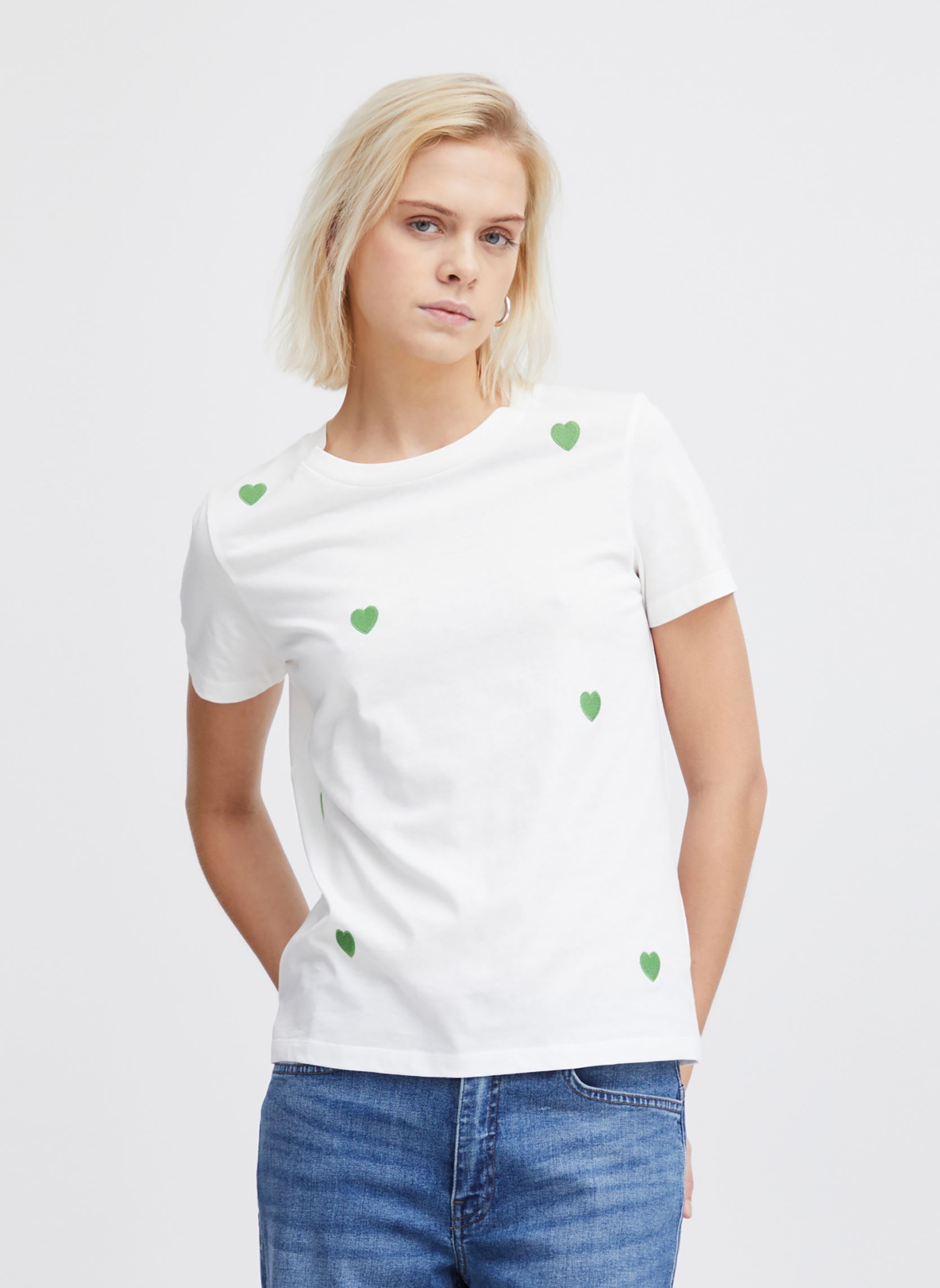 T-Shirts Ihcamino Ss18 damen weiß Ichi T-Shirts Ihcamino Ss18 damen weiß Cloud Dancer