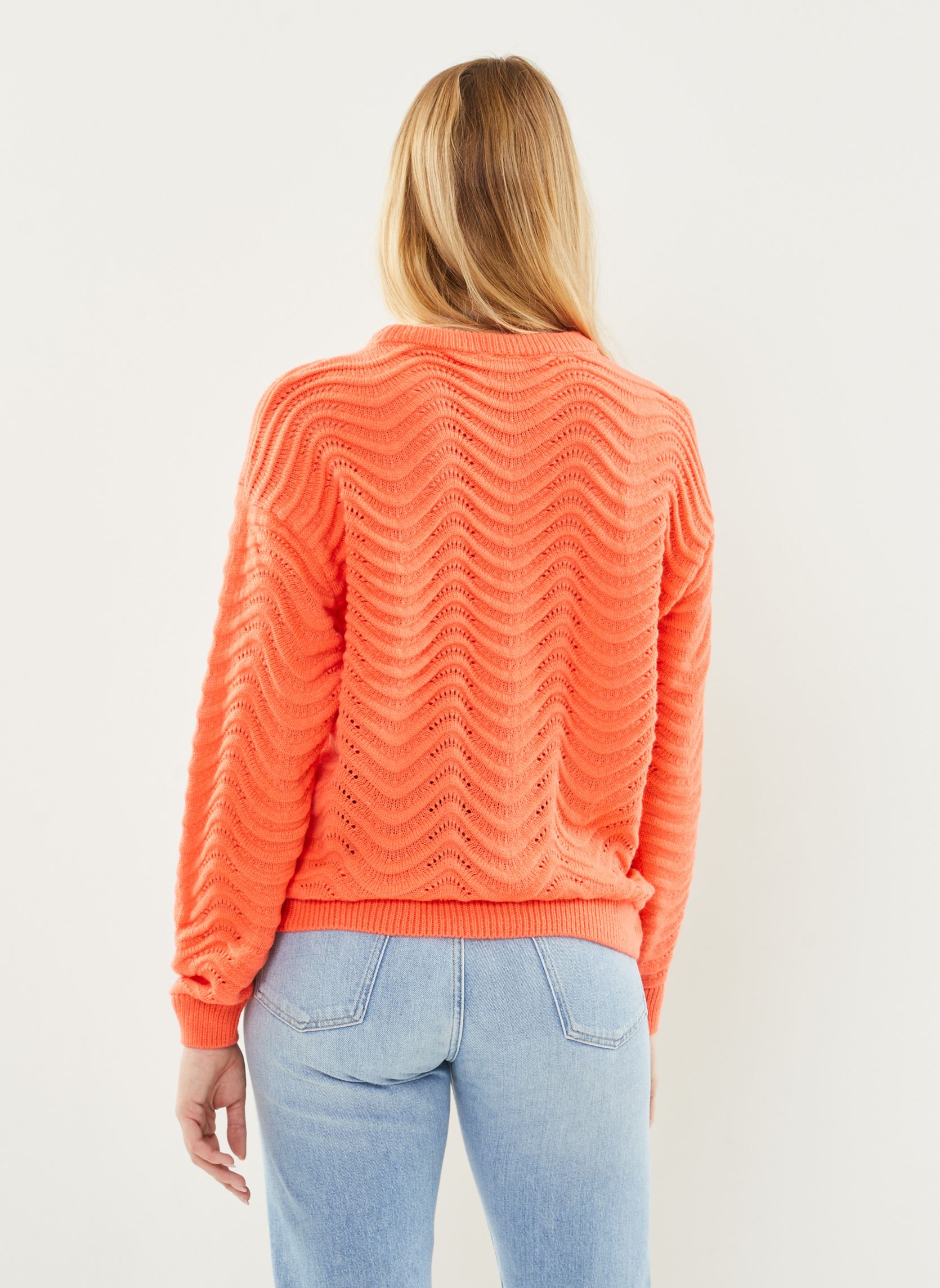 Pullover Ihagnete Ls damen orange Ichi Pullover Ihagnete Ls damen orange Hot Coral