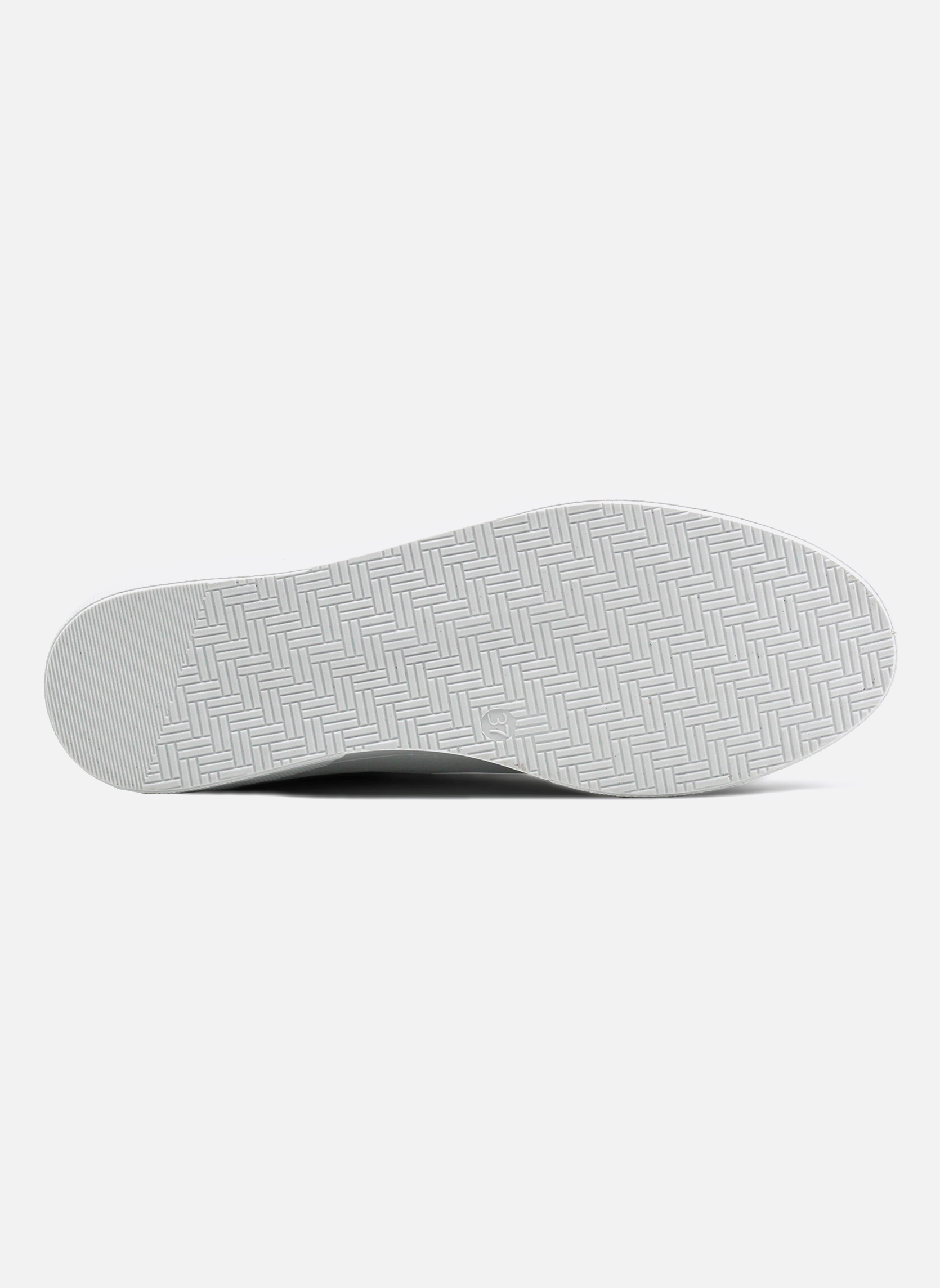 Baskets basses Baskets à scratch en cuir lisse blanc femme blanc JULES & JENN Baskets basses Baskets à scratch en cuir lisse blanc femme blanc Blanc & doré