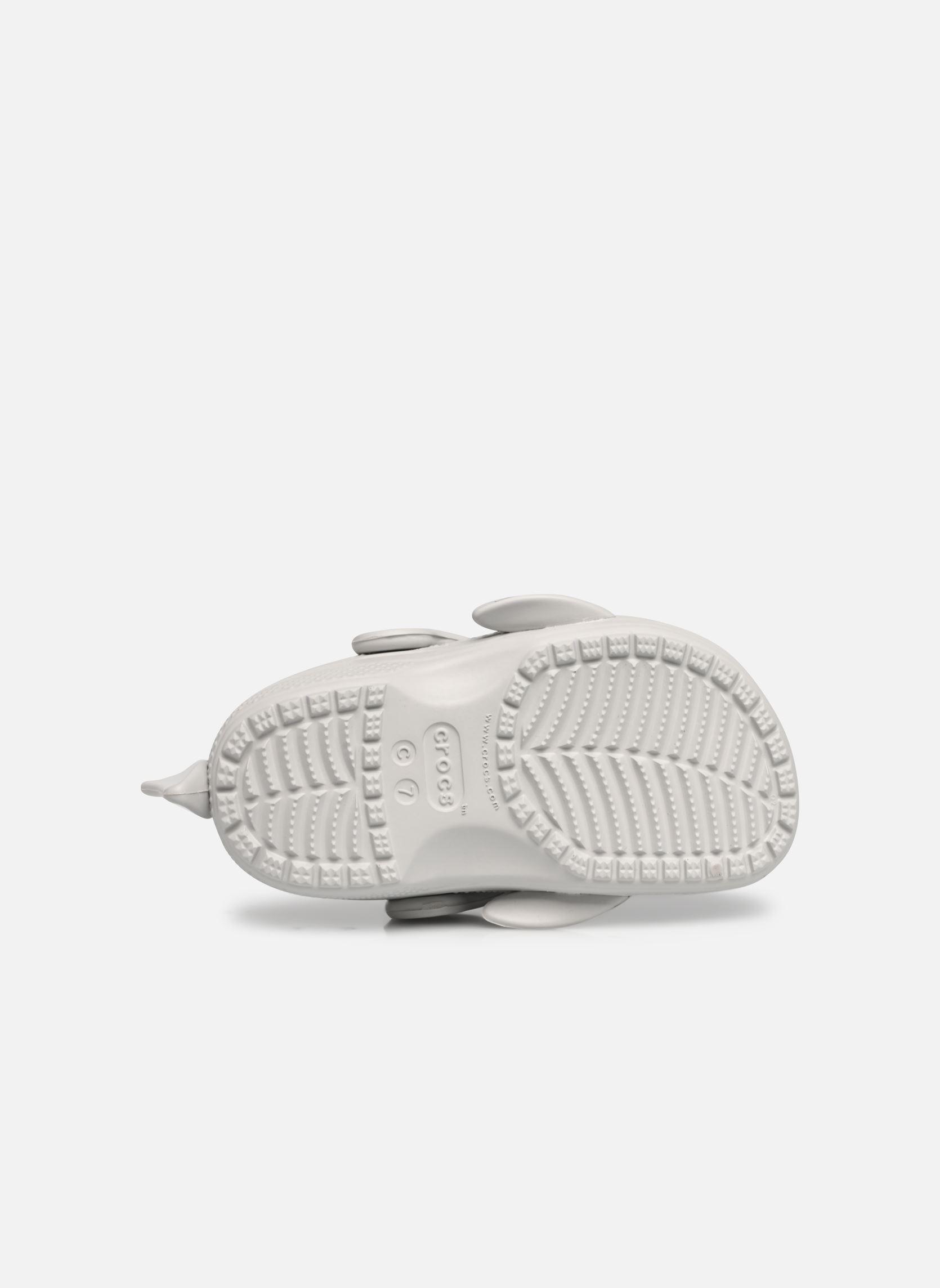 Pantoletten und Clogs Classic IAM Shark Clog jungen grau Crocs Pantoletten und Clogs Classic IAM Shark Clog jungen grau ATMOSPHERE