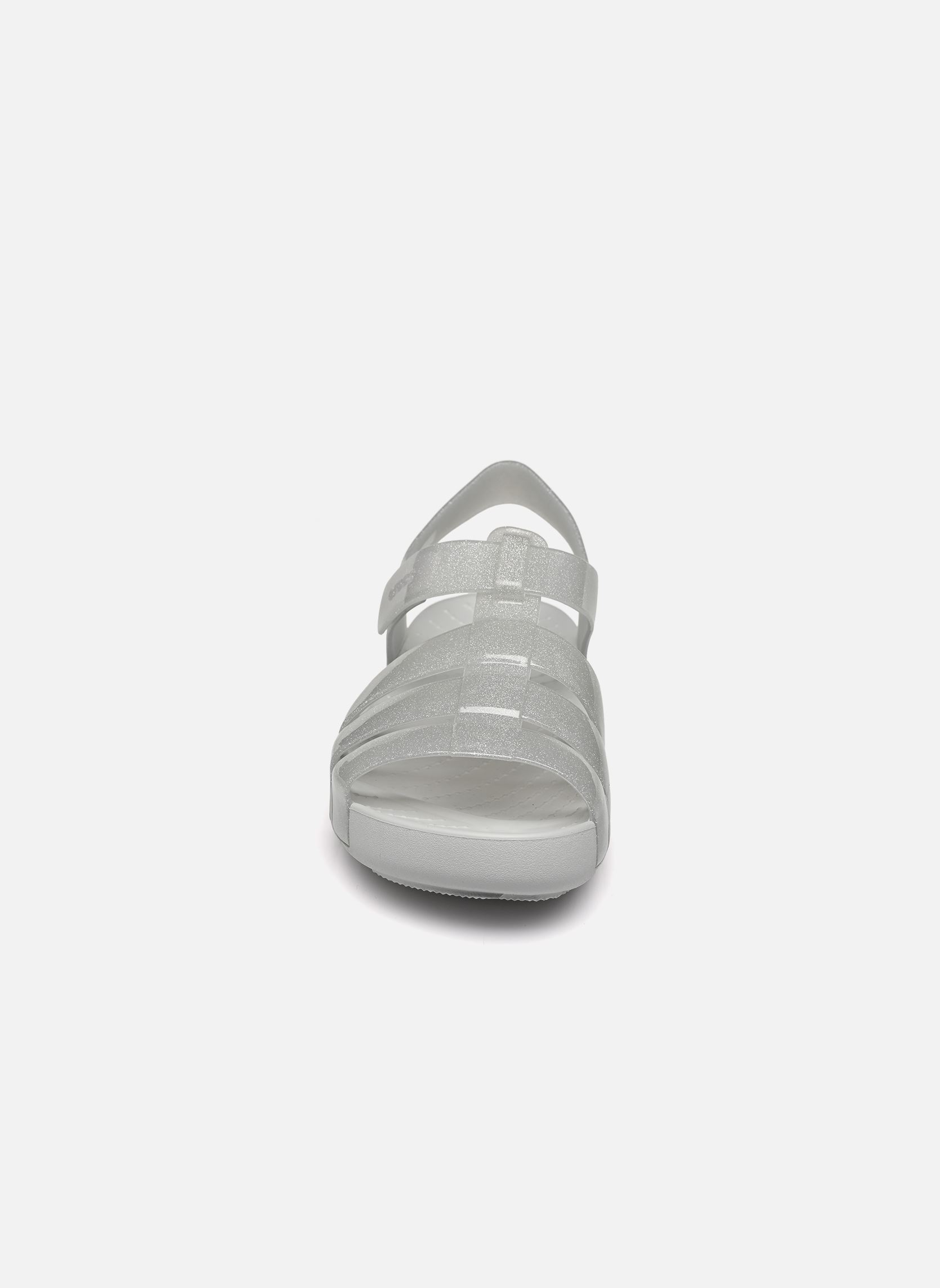 Infradito e sandali da bagno Isabella Glitter Sandal K bambina argento Crocs Infradito e sandali da bagno Isabella Glitter Sandal K bambina argento SILVER GLITTER