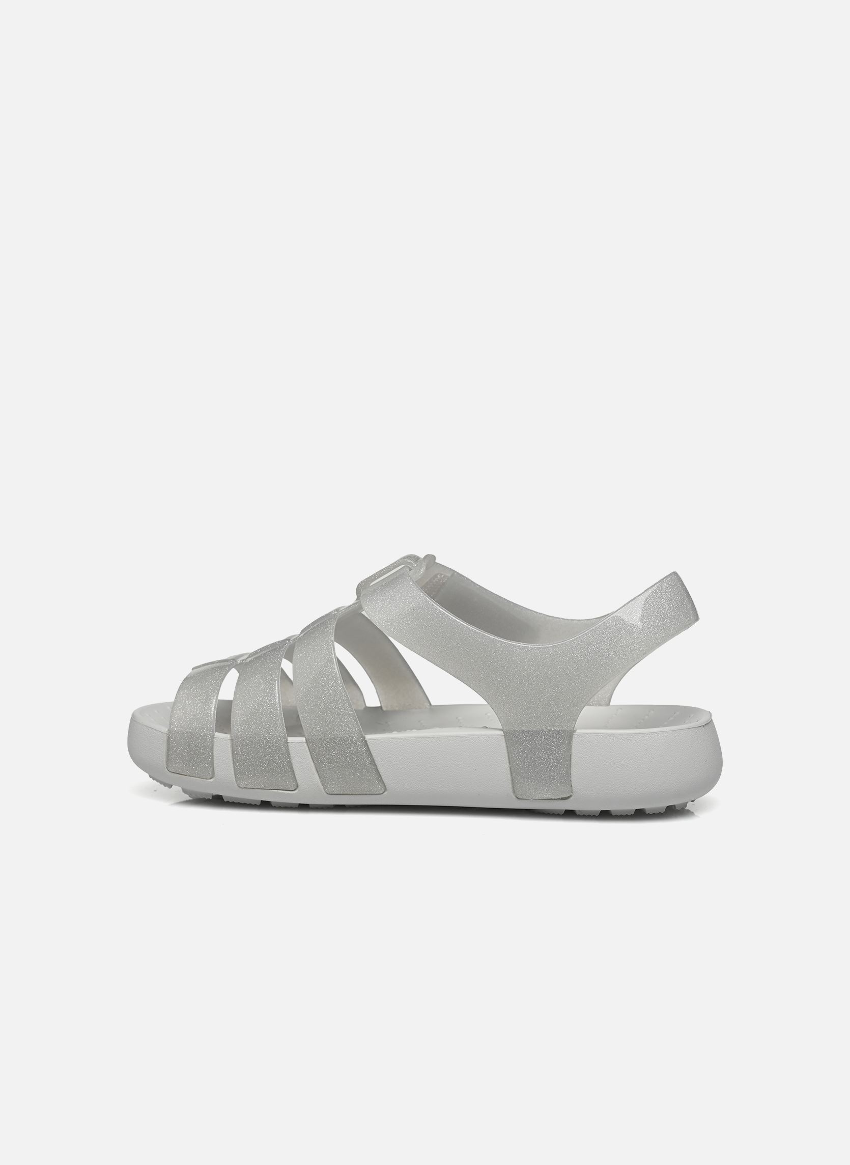 Infradito e sandali da bagno Isabella Glitter Sandal K bambina argento Crocs Infradito e sandali da bagno Isabella Glitter Sandal K bambina argento SILVER GLITTER