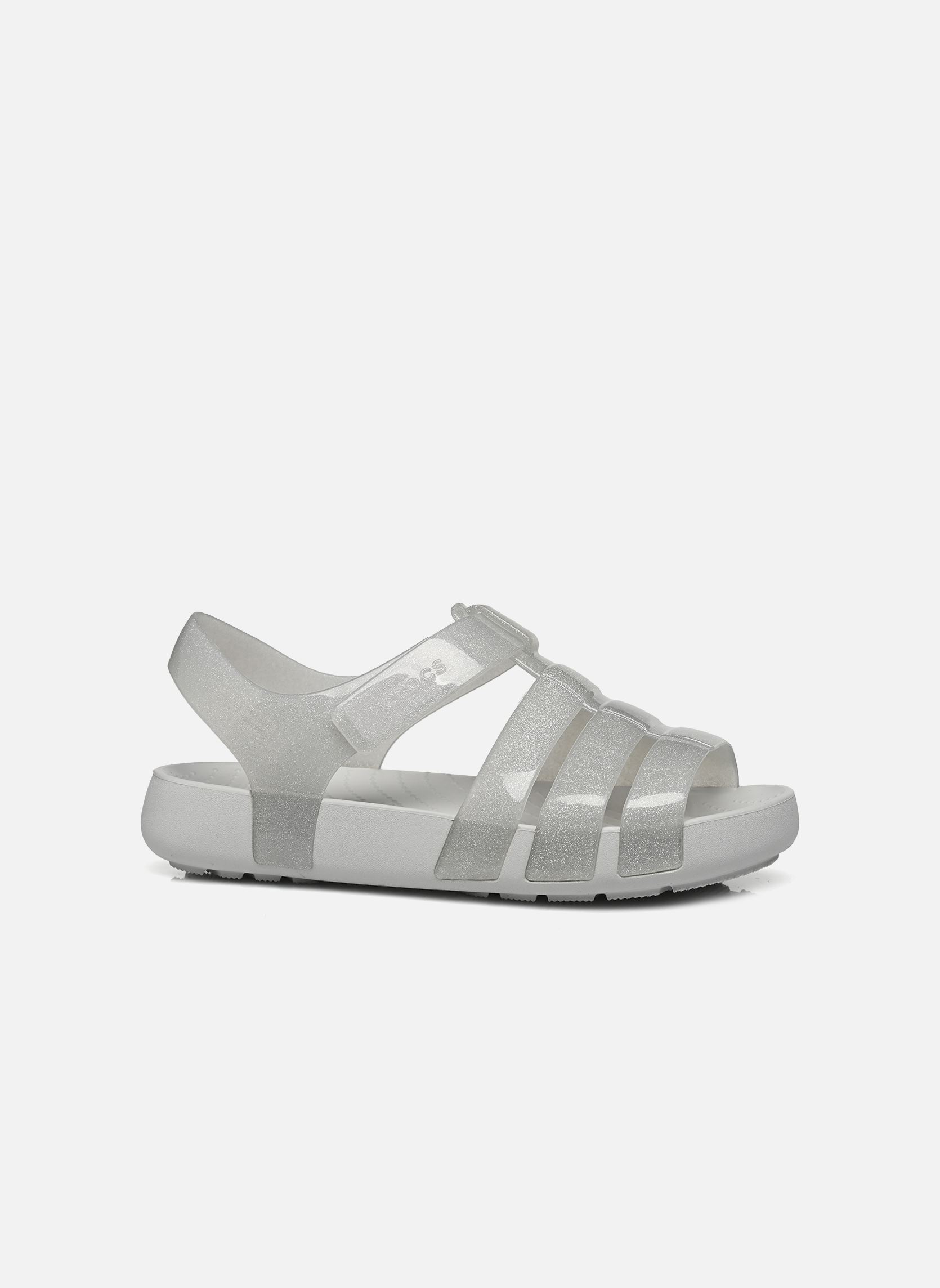 Infradito e sandali da bagno Isabella Glitter Sandal K bambina argento Crocs Infradito e sandali da bagno Isabella Glitter Sandal K bambina argento SILVER GLITTER