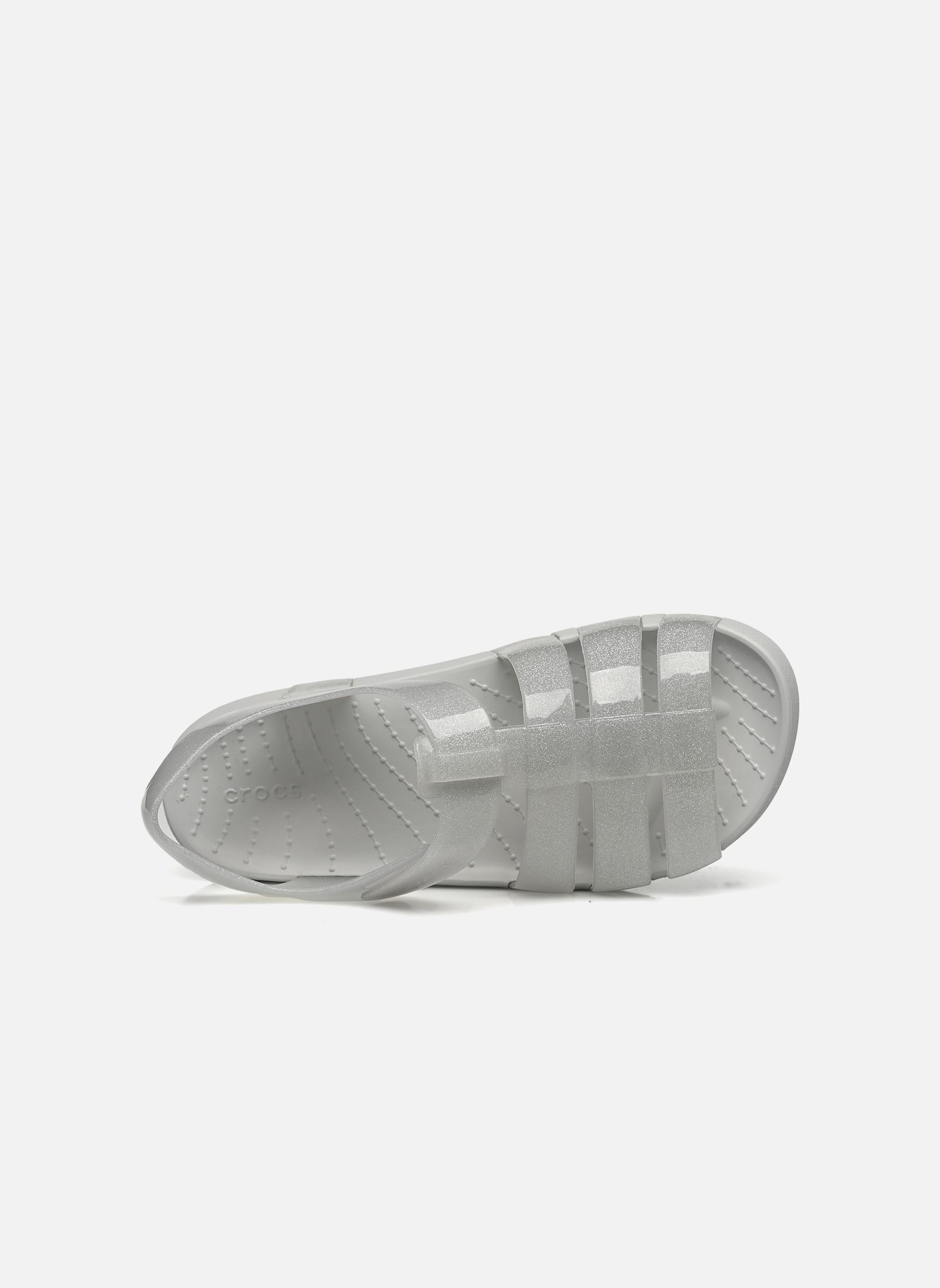 Infradito e sandali da bagno Isabella Glitter Sandal K bambina argento Crocs Infradito e sandali da bagno Isabella Glitter Sandal K bambina argento SILVER GLITTER