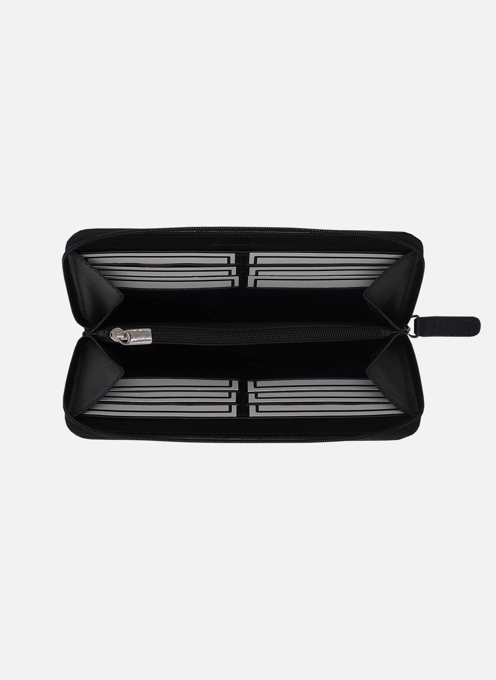 Porte-monnaies Compagnon cuir lisse brique femme noir JULES & JENN Porte-monnaies Compagnon cuir lisse brique femme noir Noir
