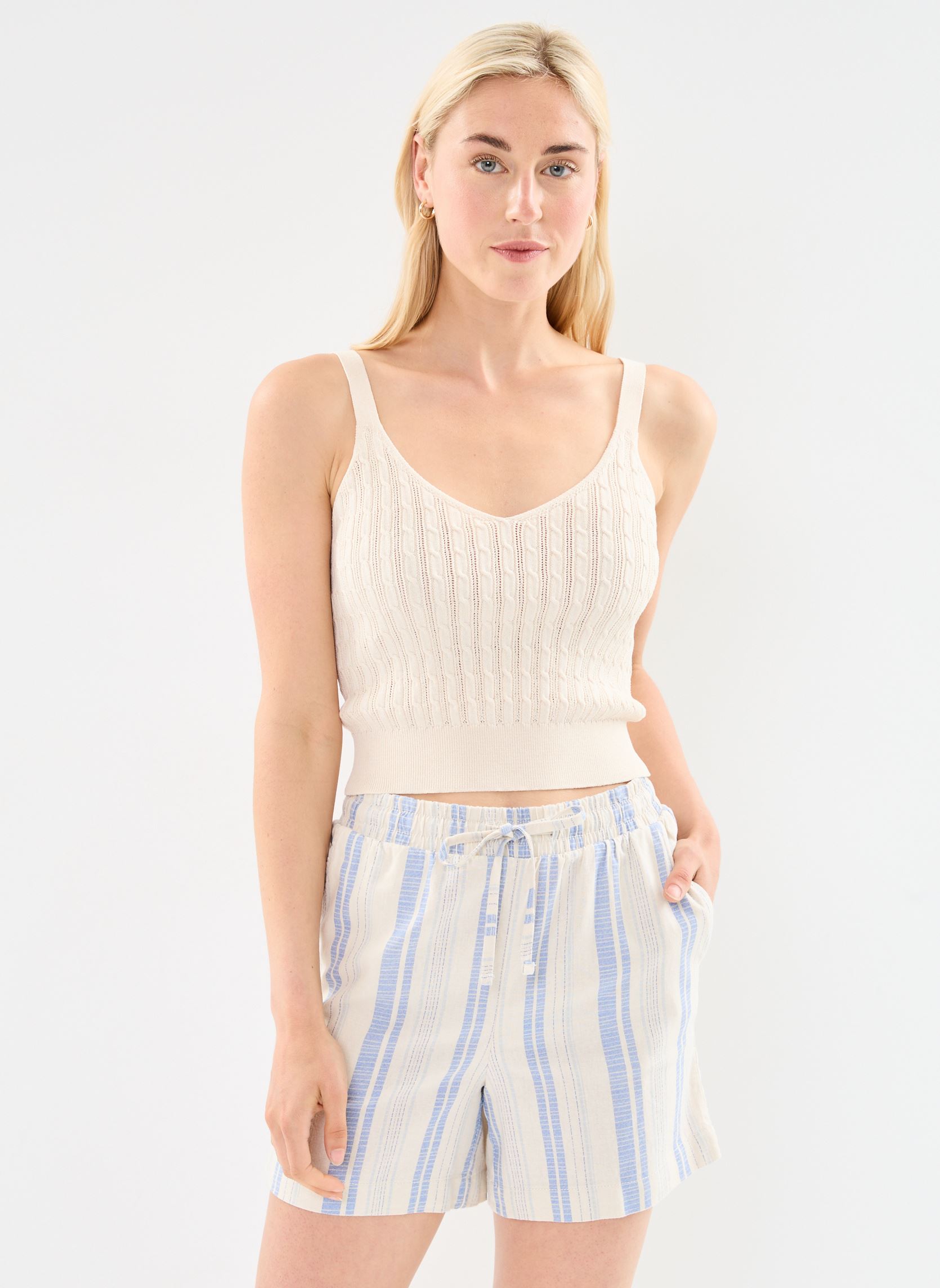 Shorts Ihlino Sho femme multicolore Ichi Shorts Ihlino Sho femme multicolore Cashmere Blue Stripe Aop