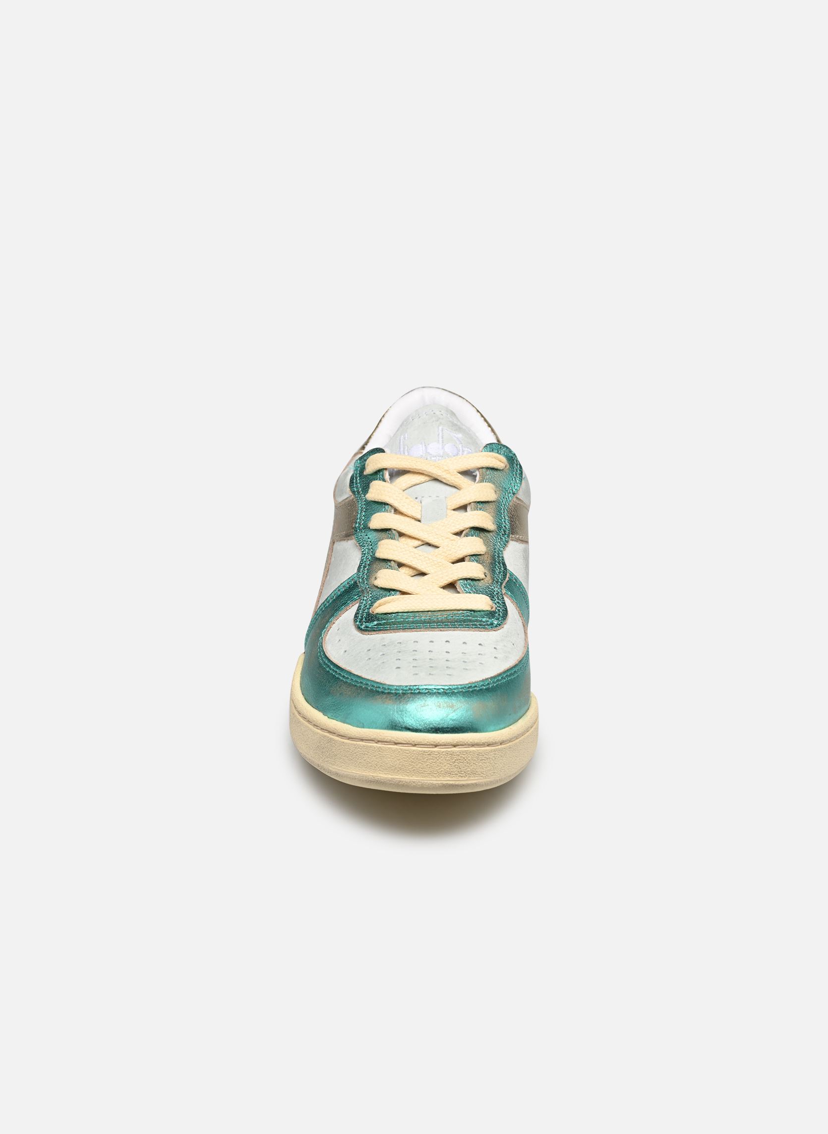 Baskets METAL PIGSKIN femme vert Diadora Baskets METAL PIGSKIN femme vert BLUE SEA