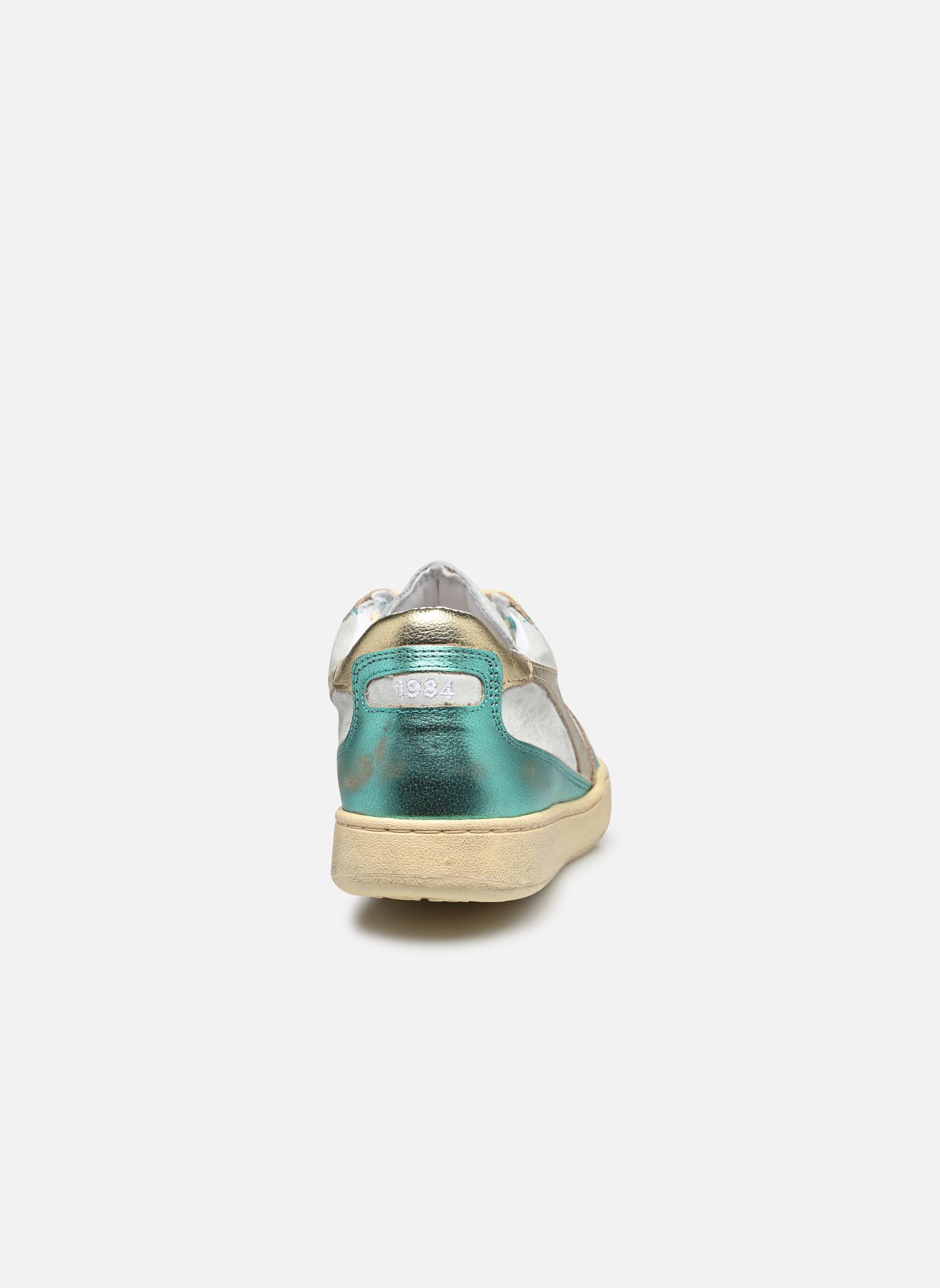 Baskets METAL PIGSKIN femme vert Diadora Baskets METAL PIGSKIN femme vert BLUE SEA