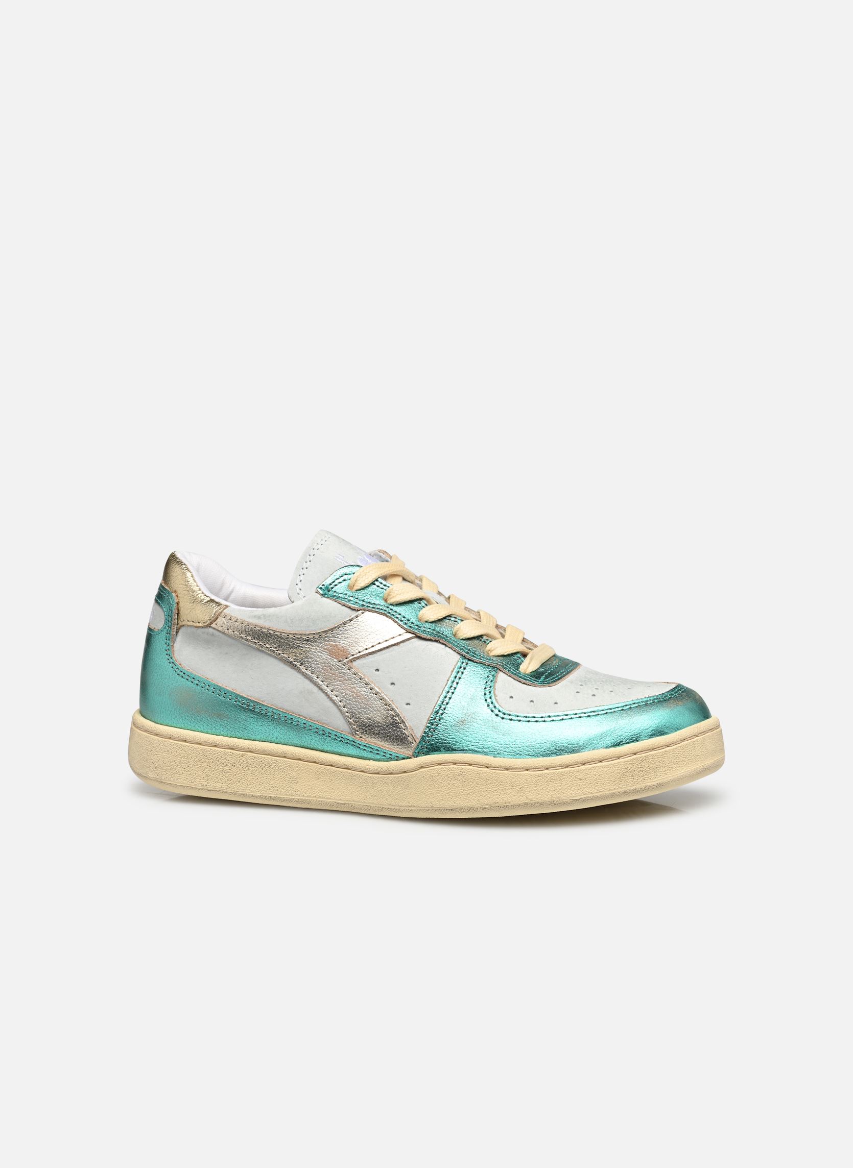 Baskets METAL PIGSKIN femme vert Diadora Baskets METAL PIGSKIN femme vert BLUE SEA