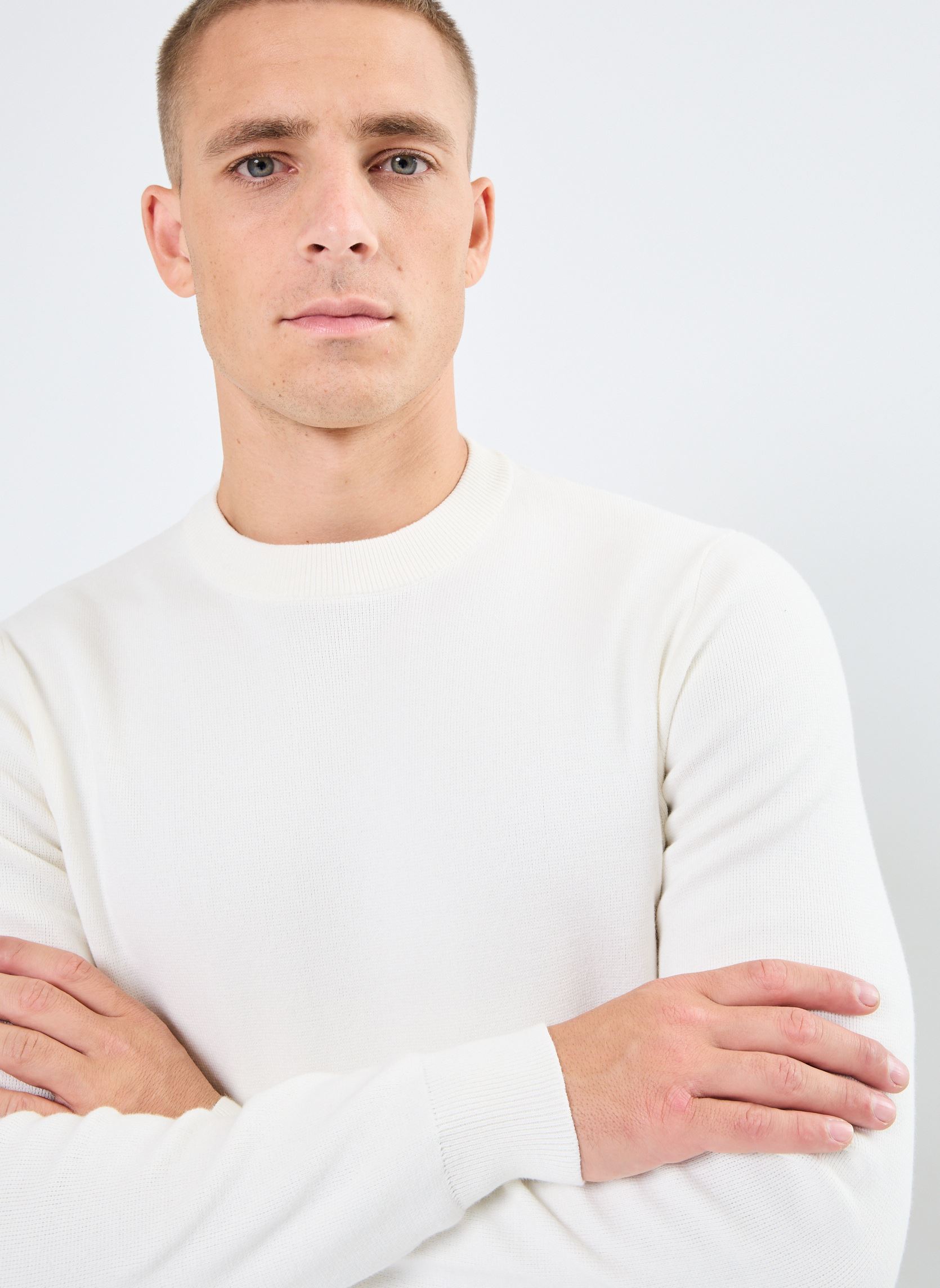Pulls GUITTRY homme blanc Marvin&Co Pulls GUITTRY homme blanc COCONUT MILK