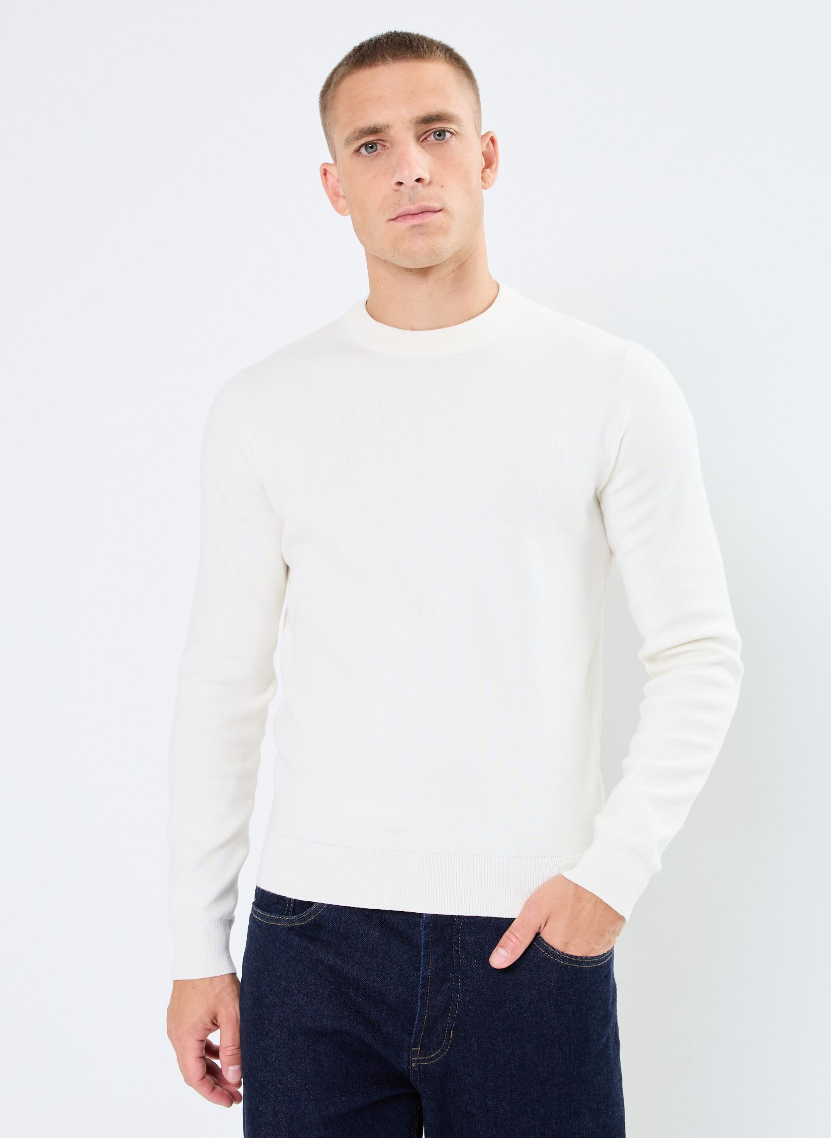 Pulls GUITTRY homme blanc Marvin&Co Pulls GUITTRY homme blanc COCONUT MILK
