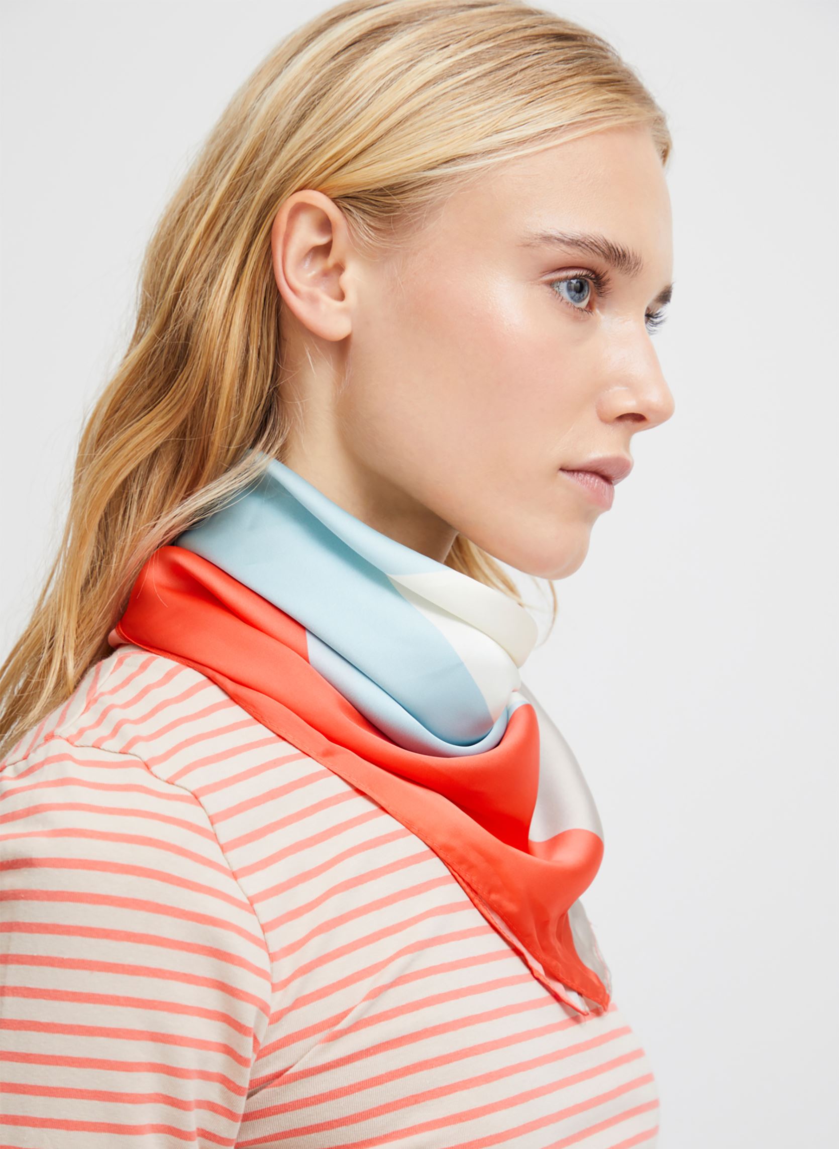 Sciarpe Iadovia Sc donna arancione Ichi Sciarpe Iadovia Sc donna arancione Hot Coral