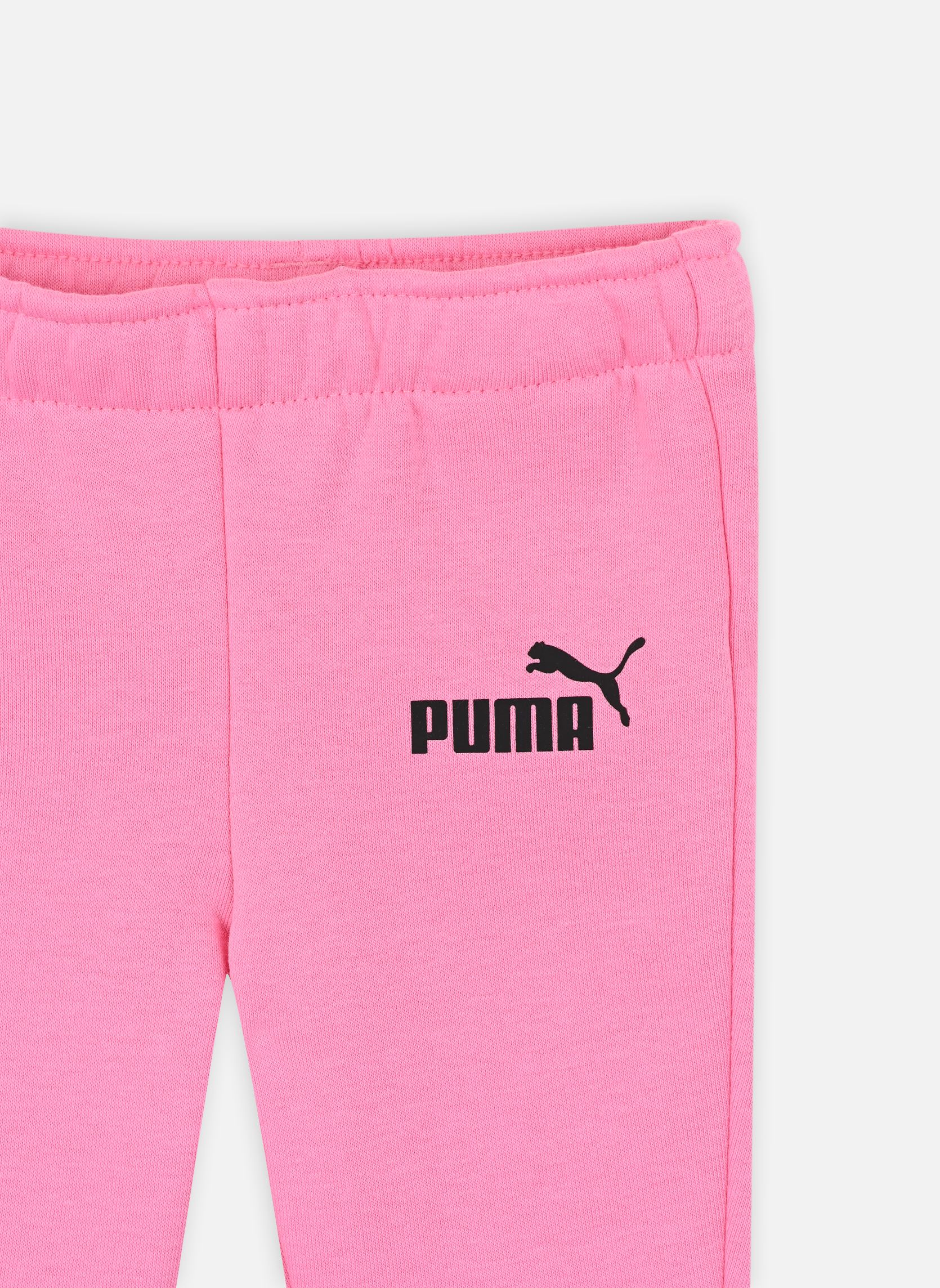 Joggingbroeken BB Ess crew Jogger Fl meisjes roze Puma Joggingbroeken BB Ess crew Jogger Fl meisjes roze FAST PINK