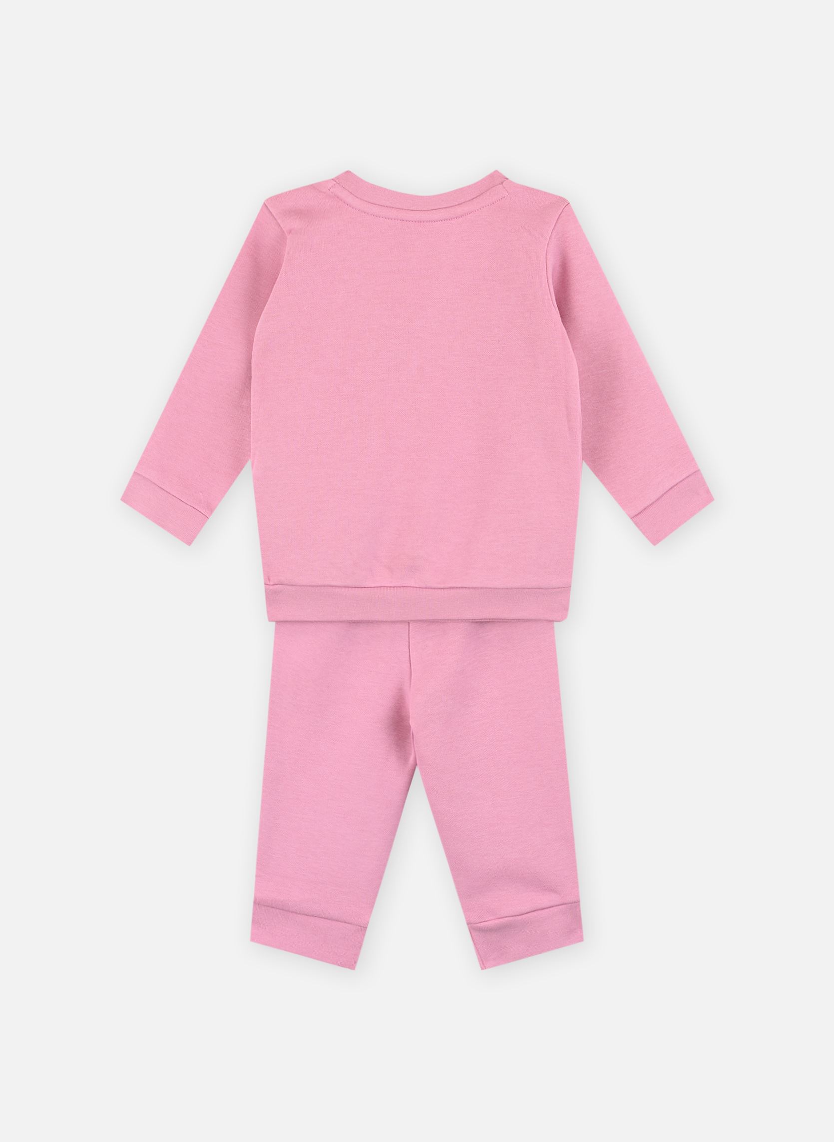 Joggings BB Ess crew Jogger Fl fille rose Puma Joggings BB Ess crew Jogger Fl fille rose MAUVED OUT