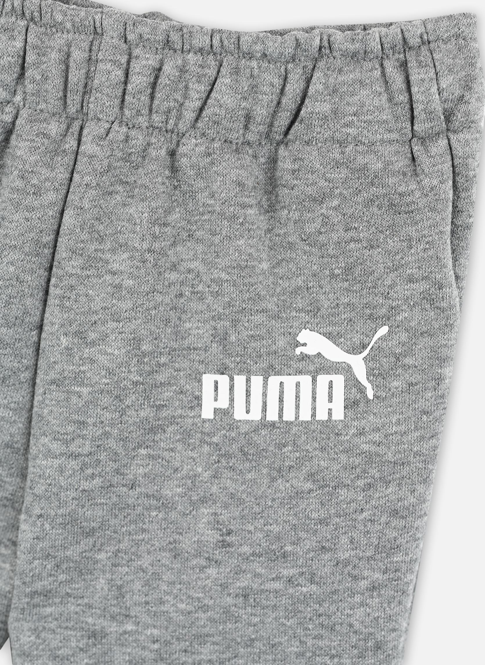 Joggings BB Ess crew Jogger Fl gris Puma Joggings BB Ess crew Jogger Fl gris MEDIUM GRAY HEATHER
