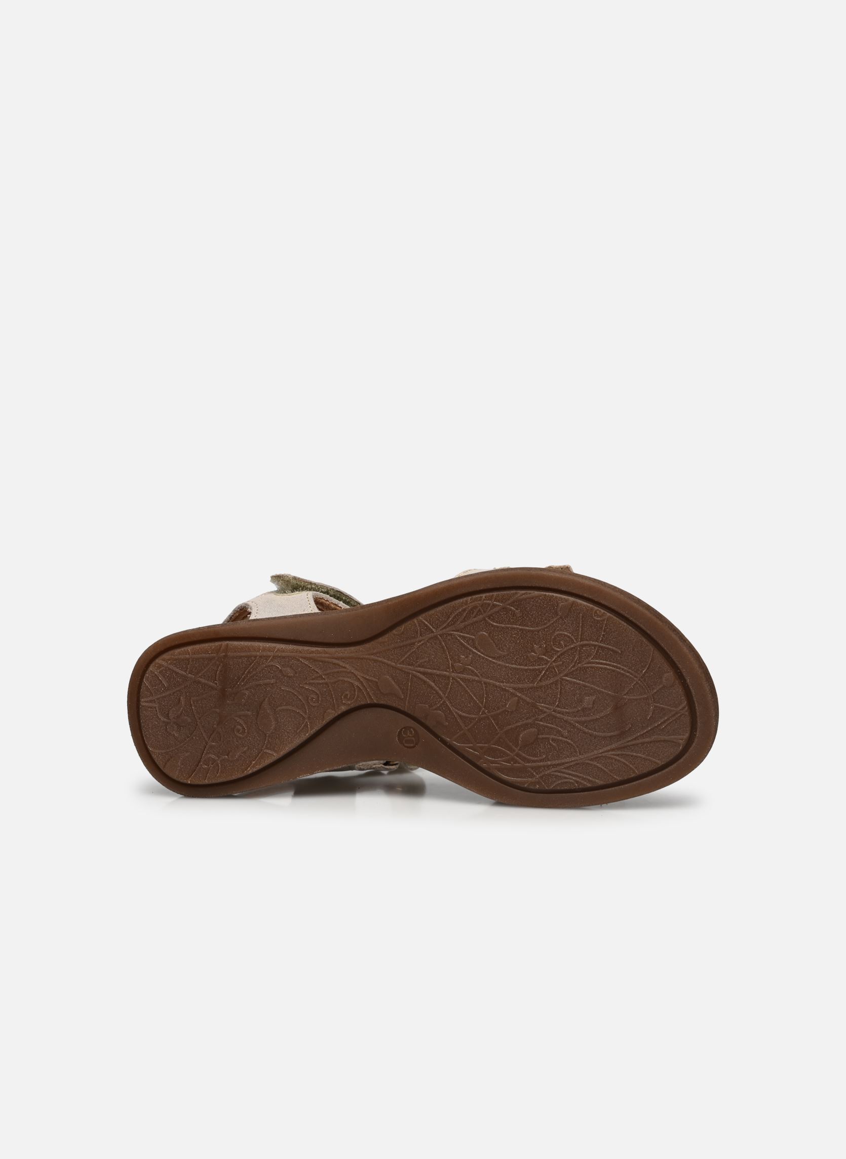Sandales et nu-pieds Froddo Lore fiori Or et bronze vue haut