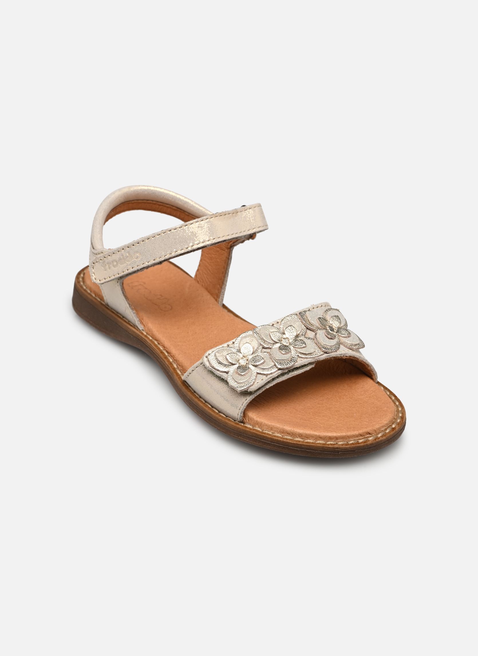 Sandales Lore fiori fille or et bronze Froddo Sandales Lore fiori fille or et bronze GOLD SHINE 2