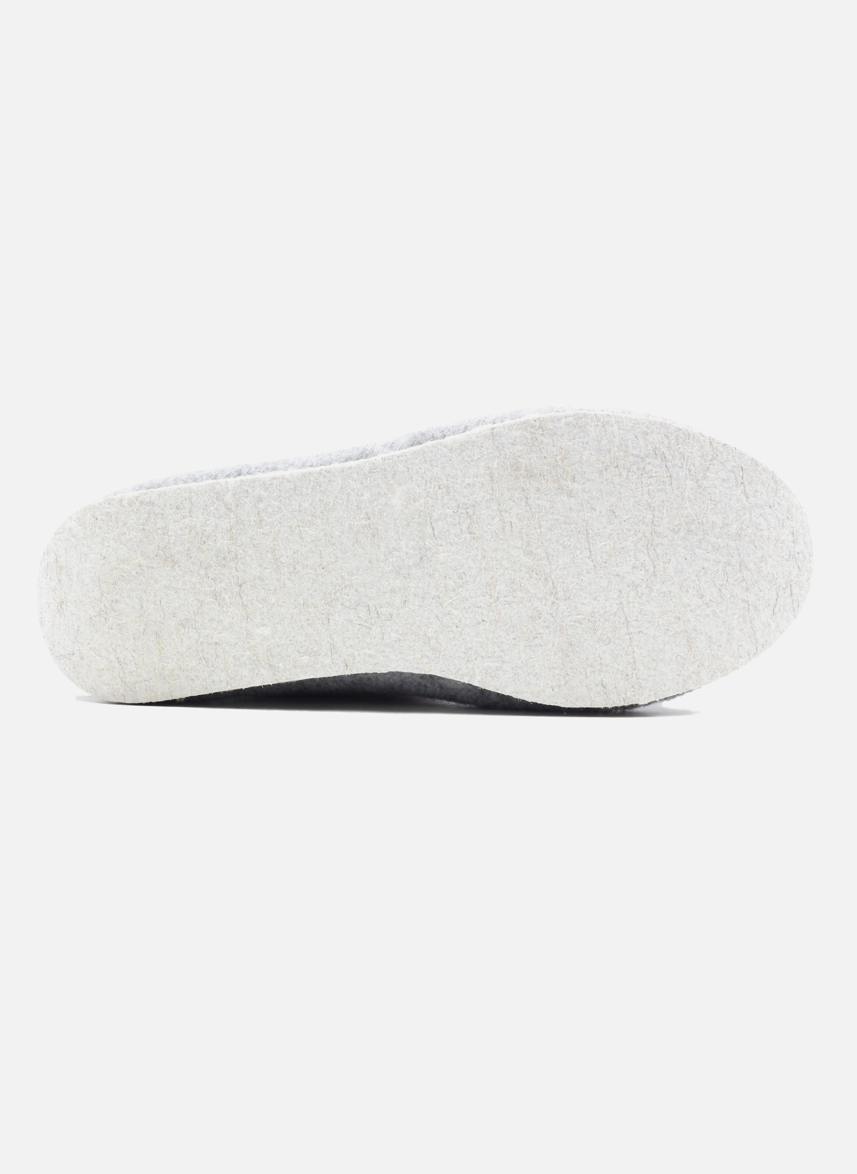 Chaussons Charentaises tissu blanc femme gris JULES & JENN Chaussons Charentaises tissu blanc femme gris Gris
