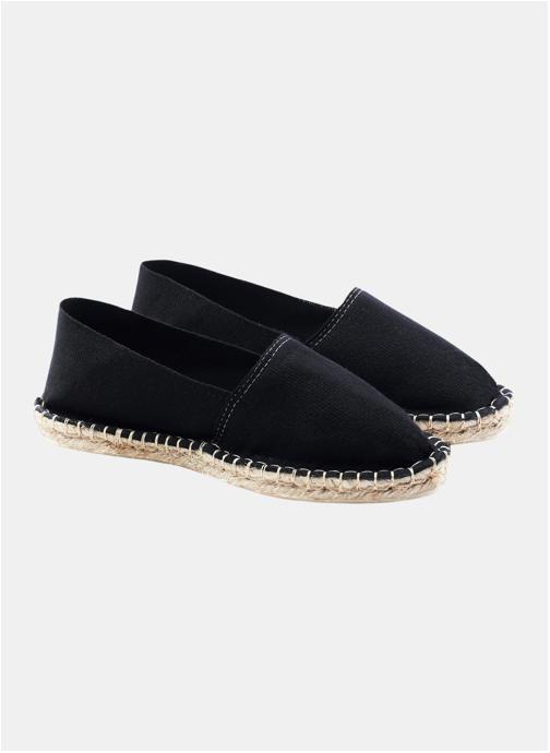 JULES & JENN Espadrilles plates Espadrilles toile rouge homme noir