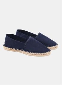 Espadrilles plates Espadrilles toile de coton blanc homme blanc