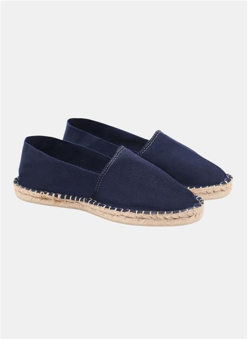 JULES & JENN Espadrilles plates Espadrilles toile rouge homme bleu