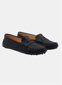 Mocassins Mocassins femme cuir grainé noir femme noir JULES & JENN Mocassins Mocassins femme cuir grainé noir femme noir Noir