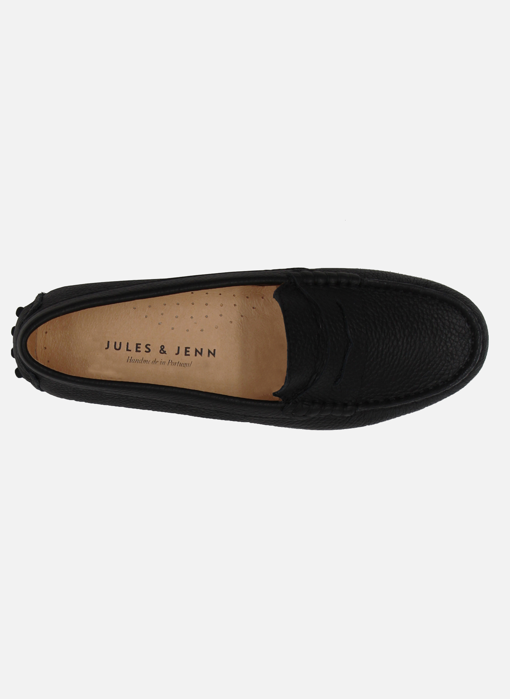 Mocassins Mocassins femme cuir grainé noir femme noir JULES & JENN Mocassins Mocassins femme cuir grainé noir femme noir Noir