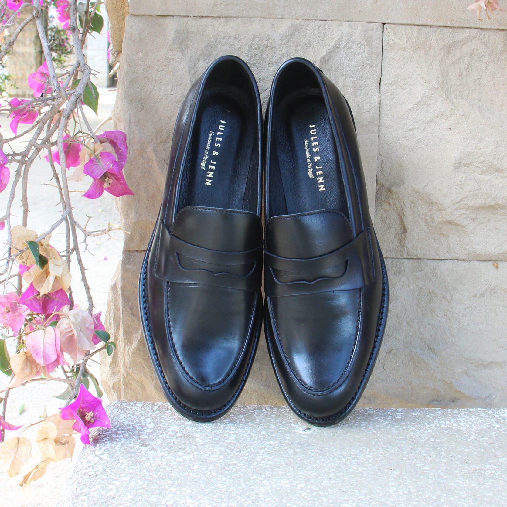 Mocassins Mocassins cuir F femme noir JULES & JENN Mocassins Mocassins cuir F femme noir Noir