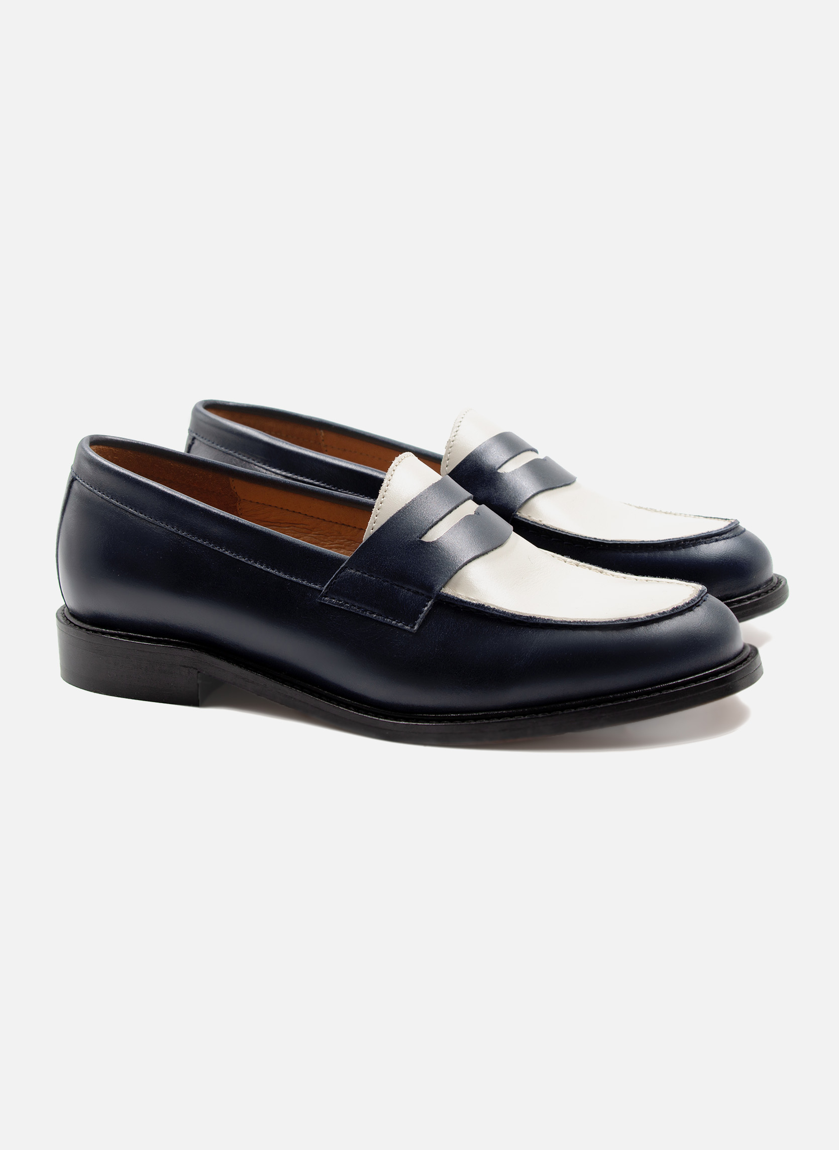 Mocassins Mocassins cuir F femme bleu JULES & JENN Mocassins Mocassins cuir F femme bleu Bleu
