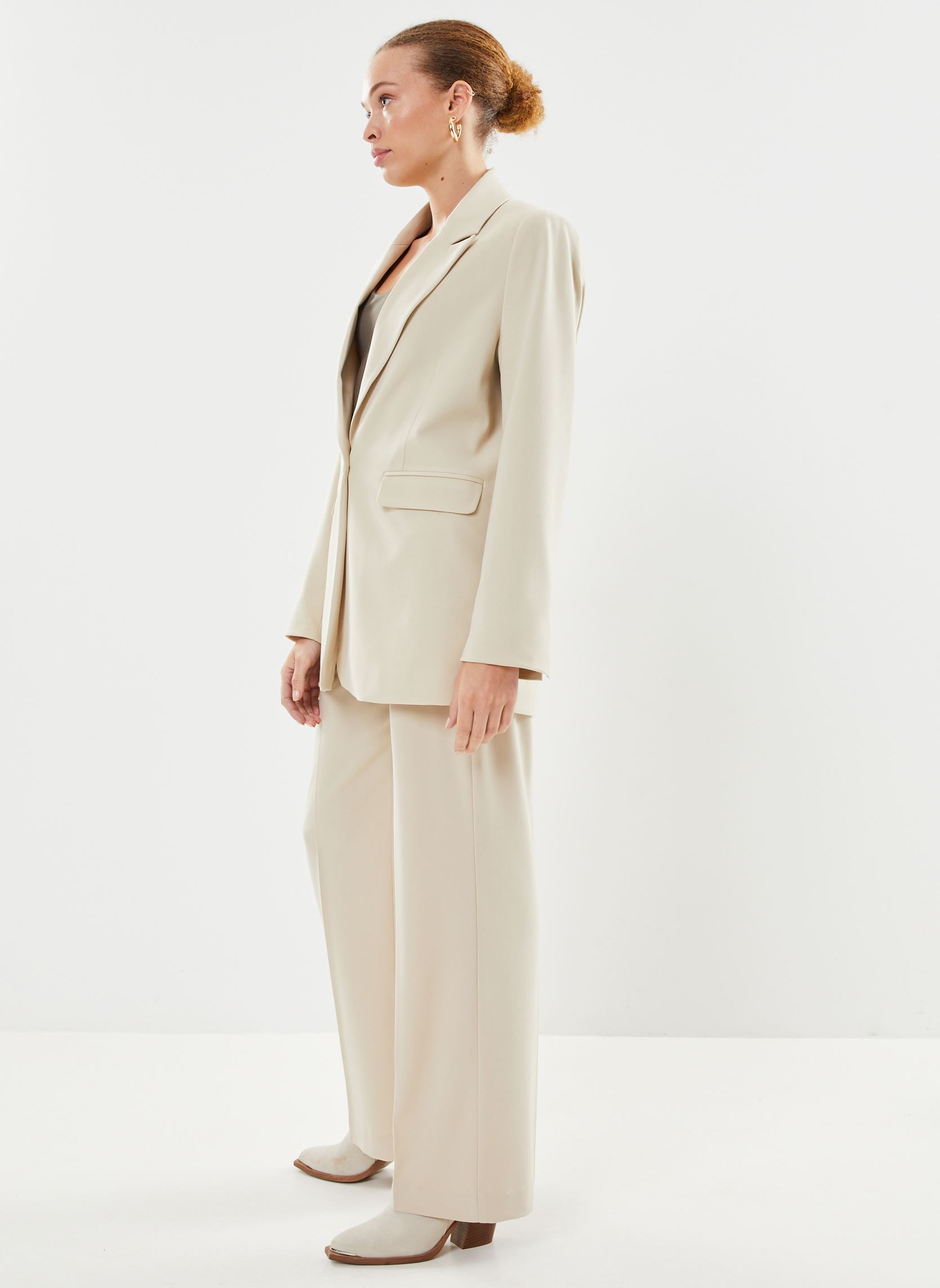 Blazer Bydanta Blazer Y - dames beige B-Young Blazer Bydanta Blazer Y - dames beige Cement