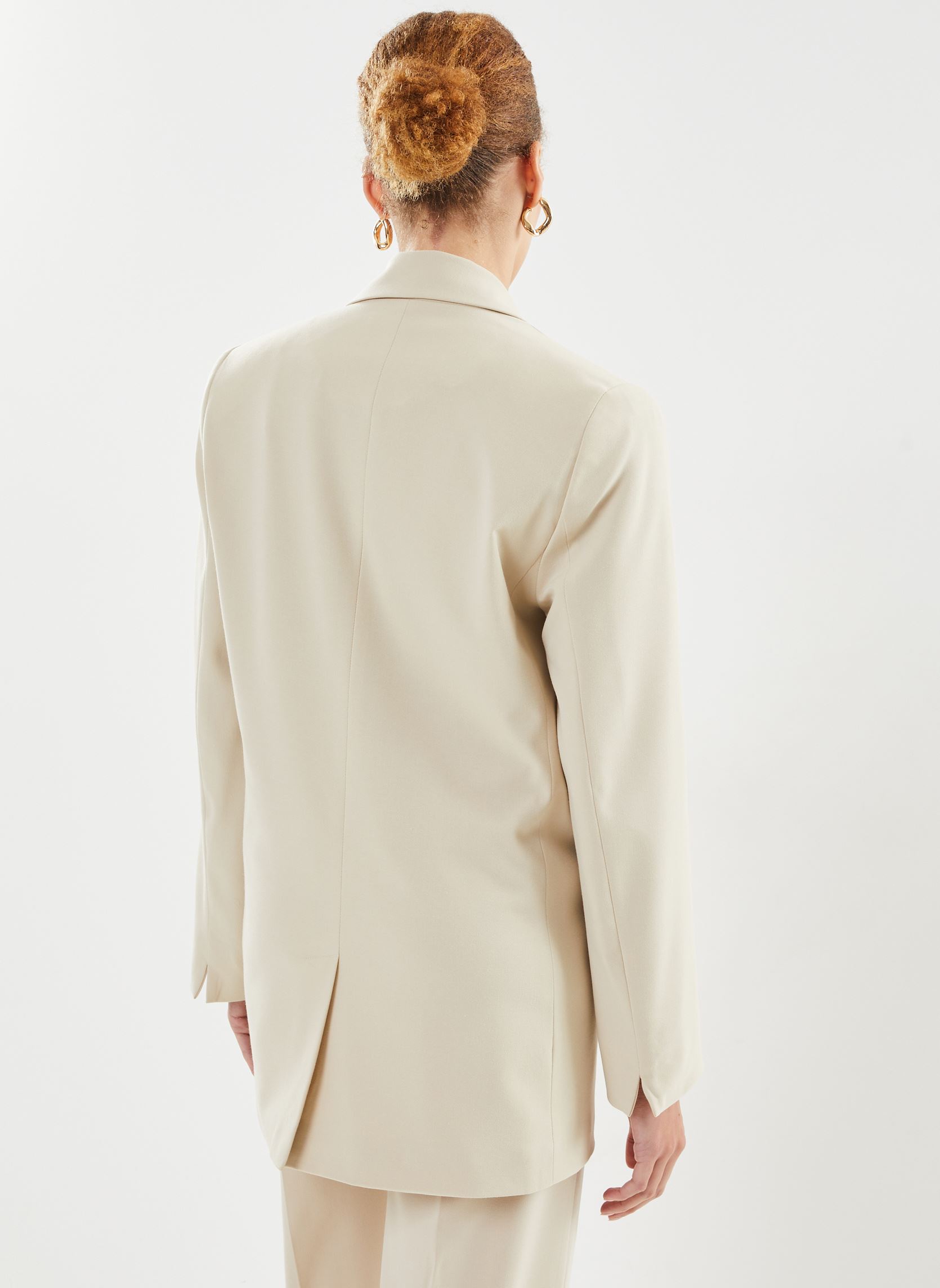 Blazer Bydanta Blazer Y - dames beige B-Young Blazer Bydanta Blazer Y - dames beige Cement