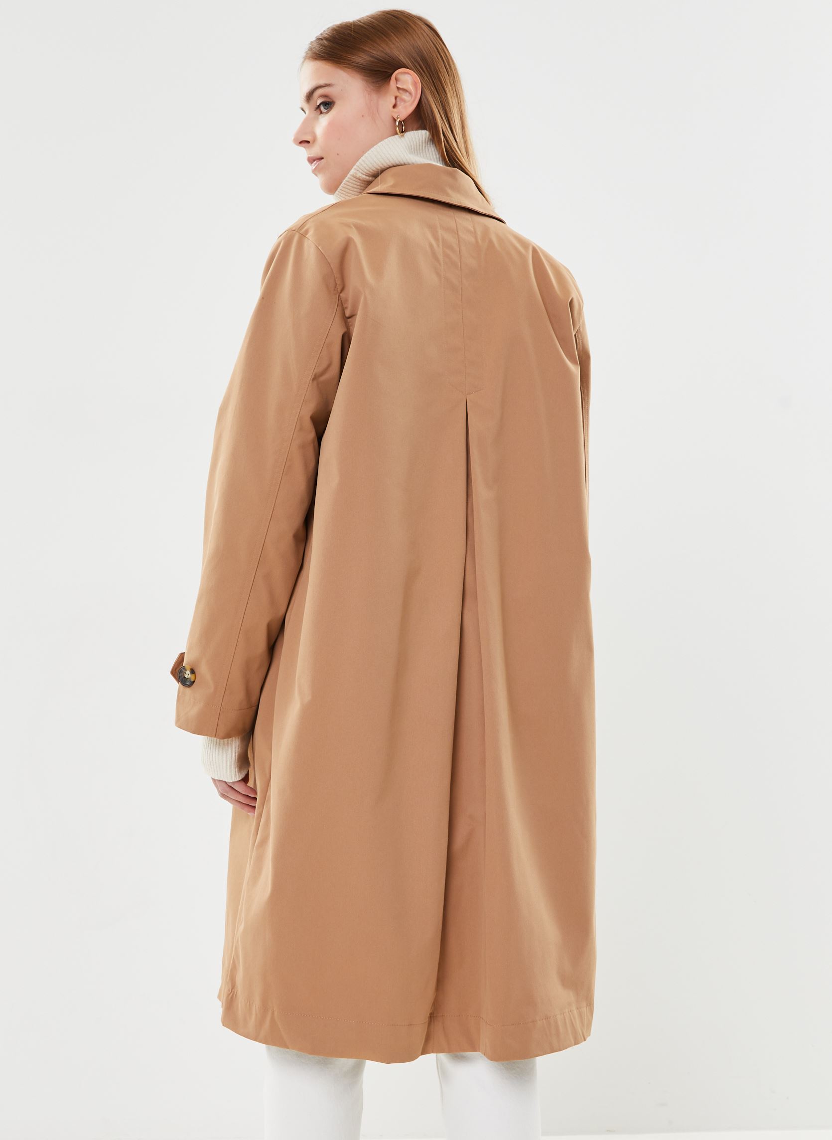 Mantels Byamona Mac Coat - dames bruin B-Young Mantels Byamona Mac Coat - dames bruin Tiger'S Eye