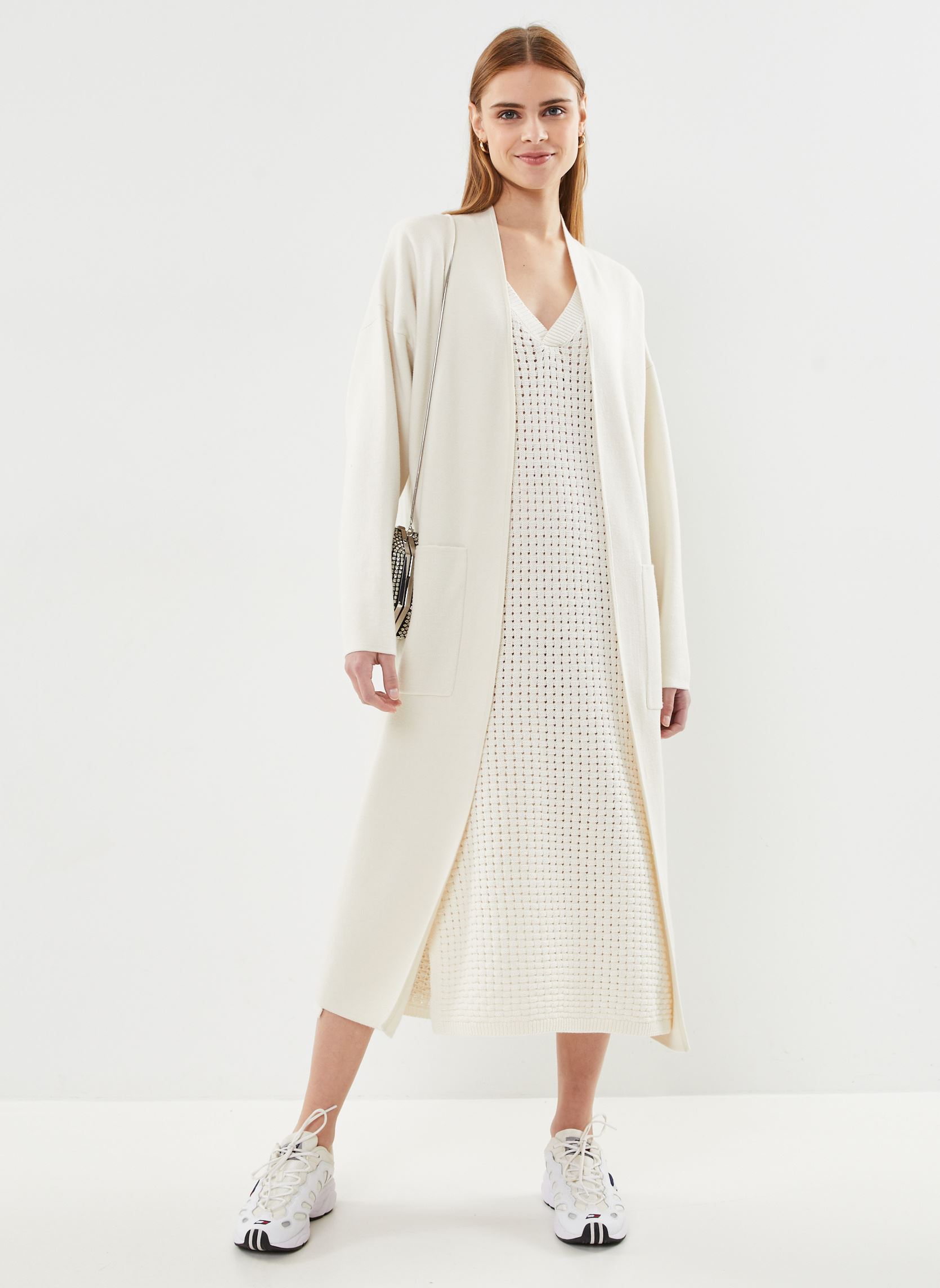 Gilets Byotari Cardigan Coat - femme beige B-Young Gilets Byotari Cardigan Coat - femme beige Birch