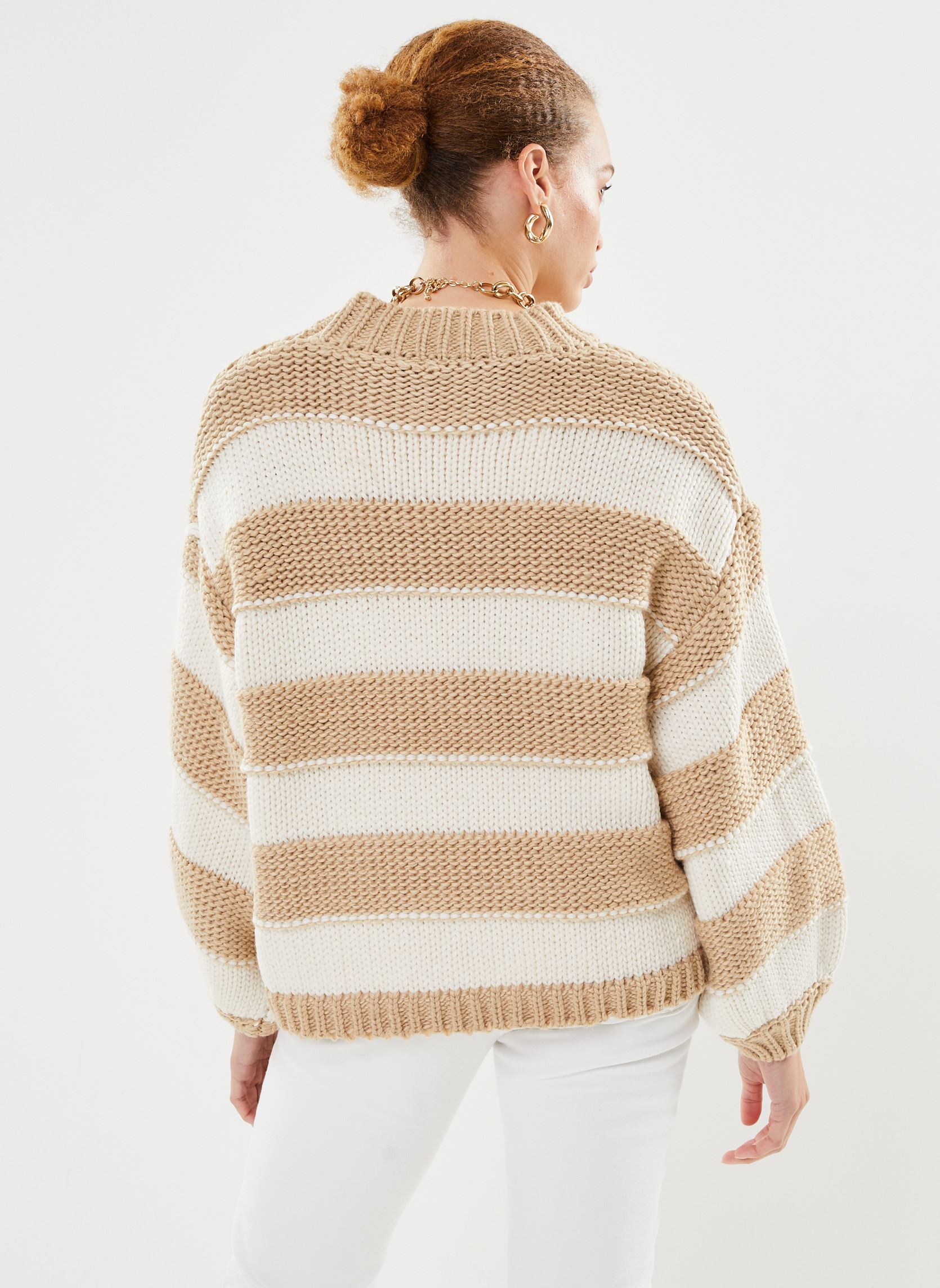 Pulls Bynoemi Sweater - femme beige B-Young Pulls Bynoemi Sweater - femme beige Safari Mix