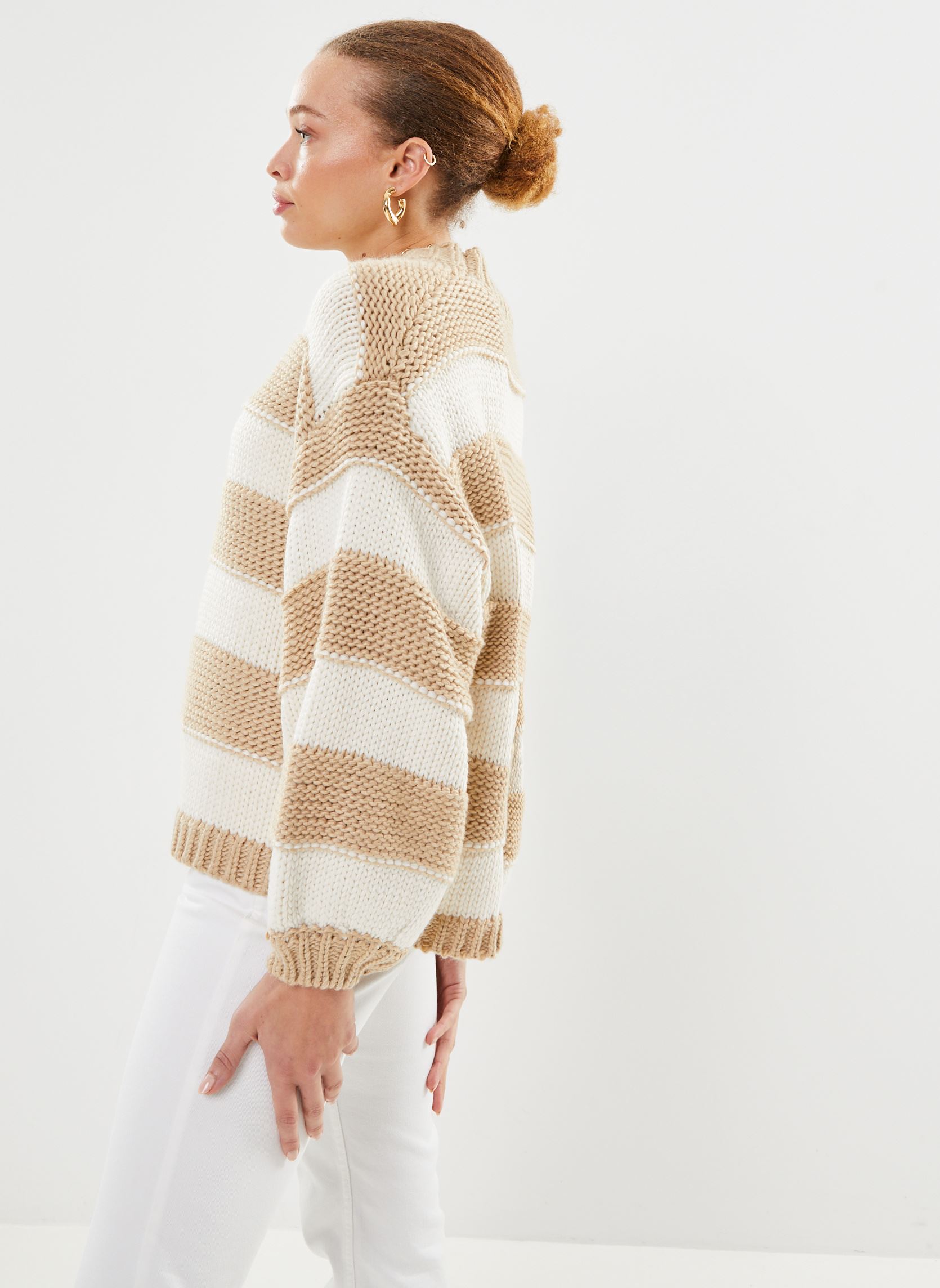 Pulls Bynoemi Sweater - femme beige B-Young Pulls Bynoemi Sweater - femme beige Safari Mix