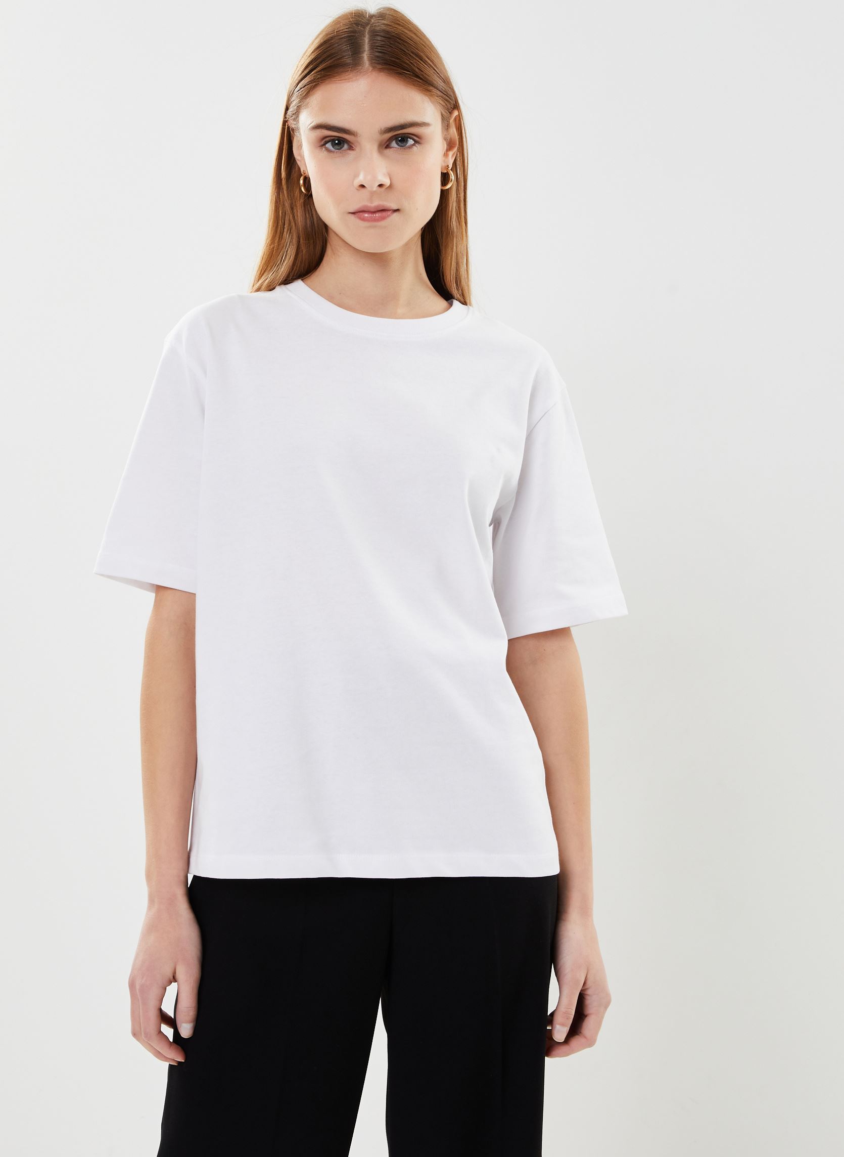 T-shirts met korte mouwen Bytrollo Crew Neck Tshirt - dames wit B-Young T-shirts met korte mouwen Bytrollo Crew Neck Tshirt - dames wit Optical White