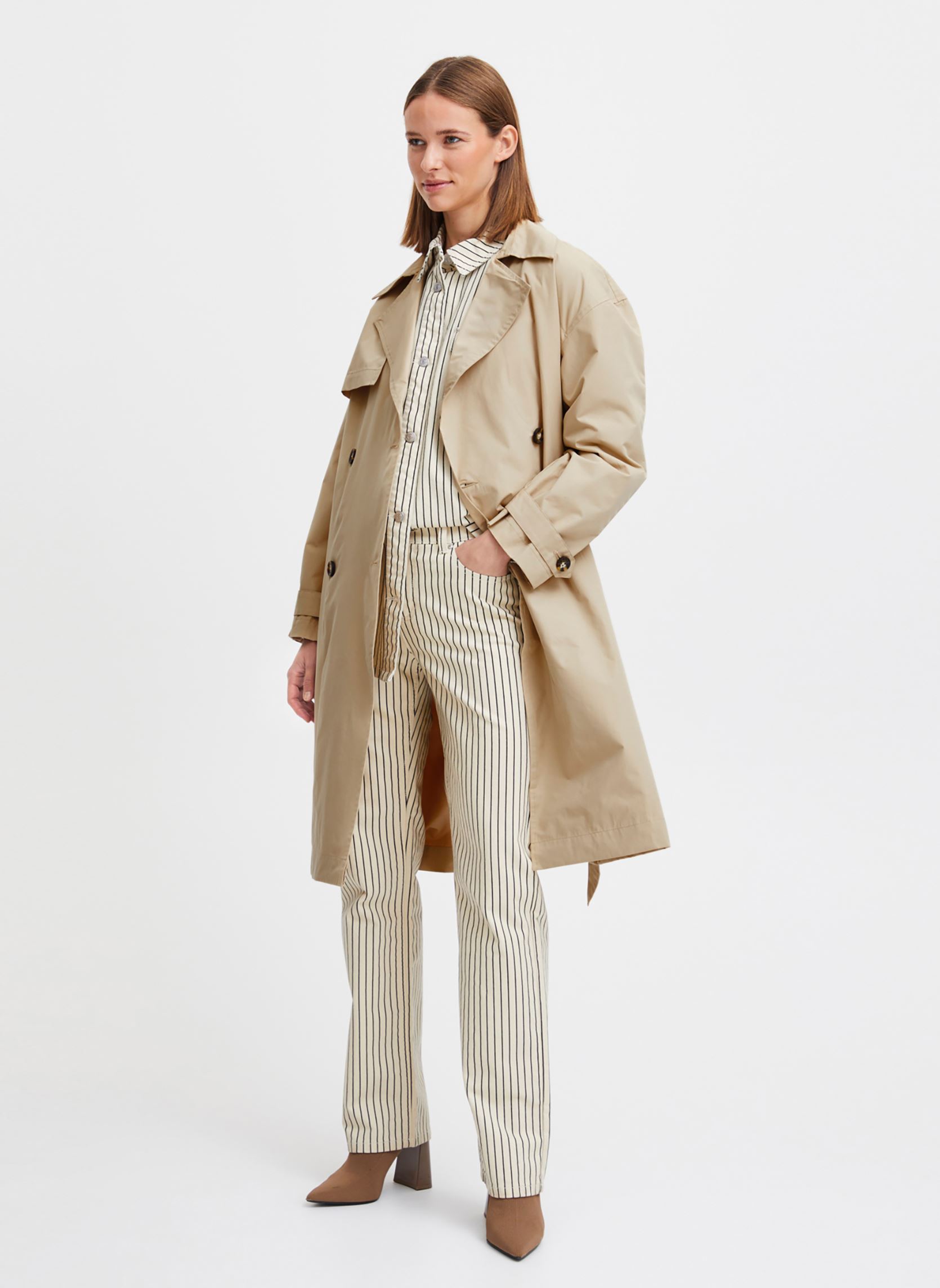 Trench - Impermeabile Bycalea Trenchcoat - donna beige B-Young Trench - Impermeabile Bycalea Trenchcoat - donna beige SAFARI