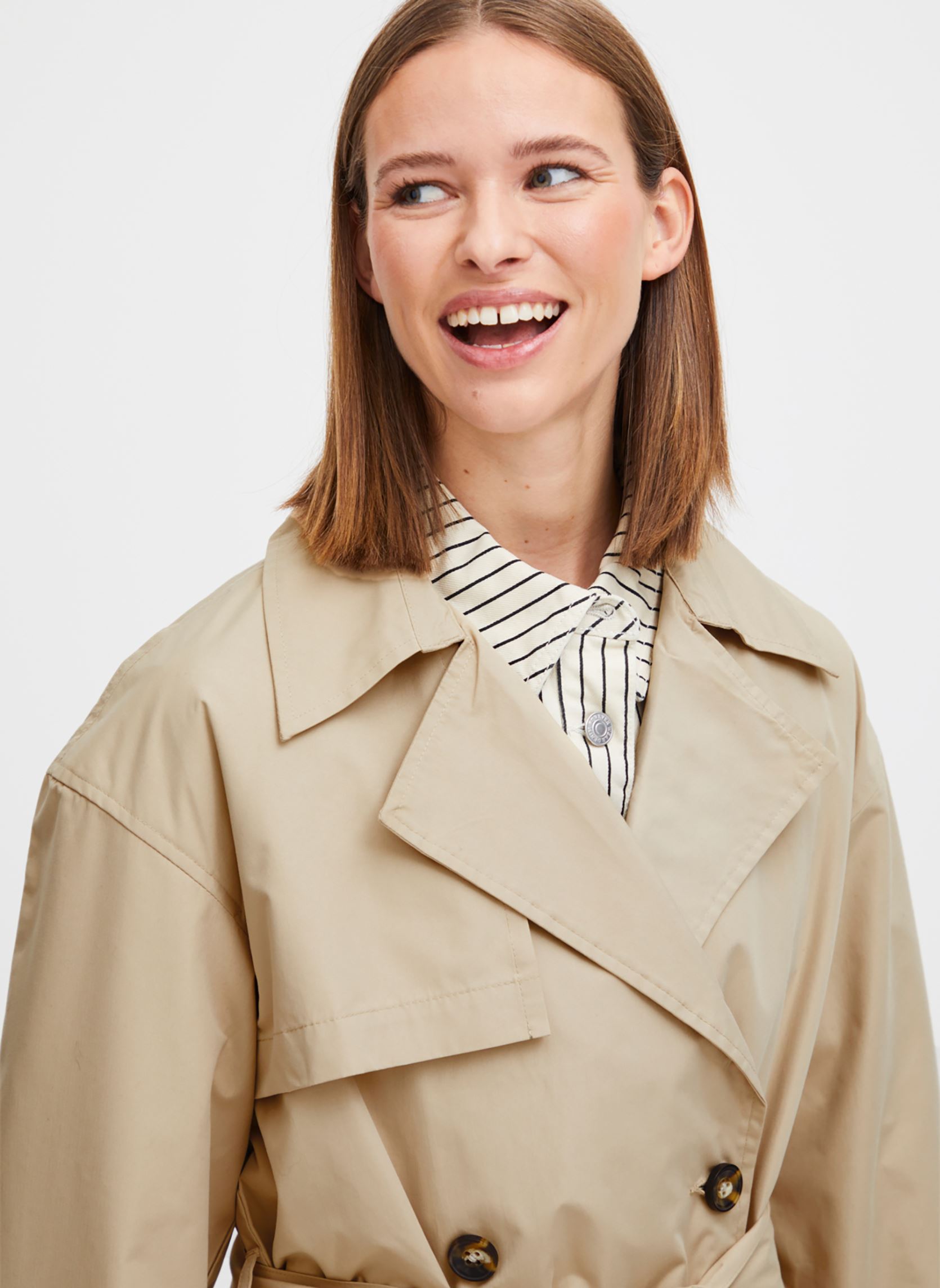 Trench - Impermeabile Bycalea Trenchcoat - donna beige B-Young Trench - Impermeabile Bycalea Trenchcoat - donna beige SAFARI