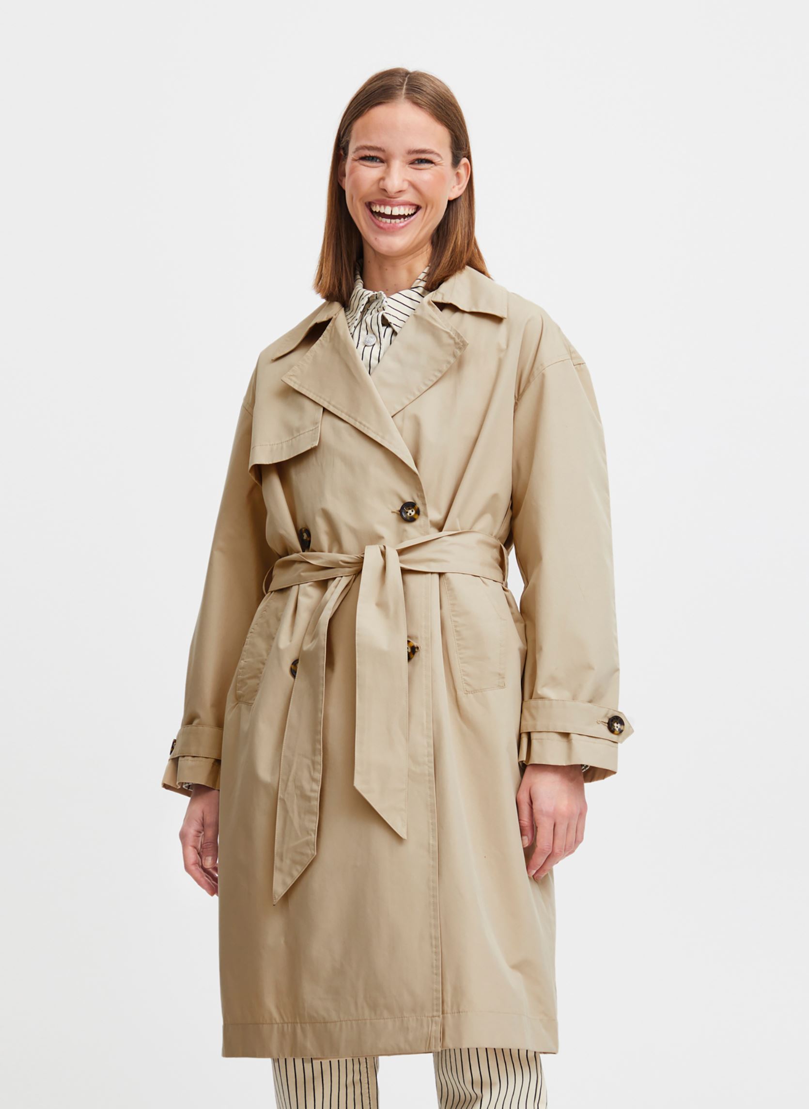 Trench - Impermeabile Bycalea Trenchcoat - donna beige B-Young Trench - Impermeabile Bycalea Trenchcoat - donna beige SAFARI