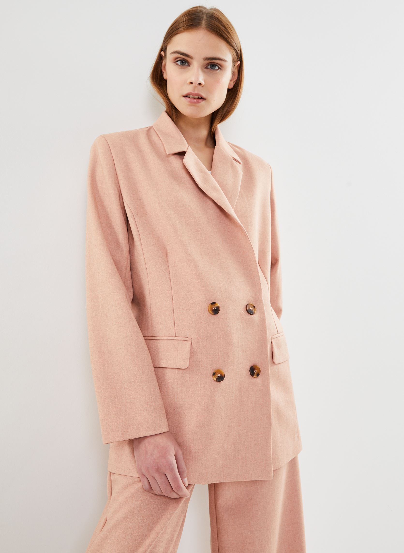 Blazer Bydanoa Blazer - dames roze B-Young Blazer Bydanoa Blazer - dames roze Canyon Sunset Melange