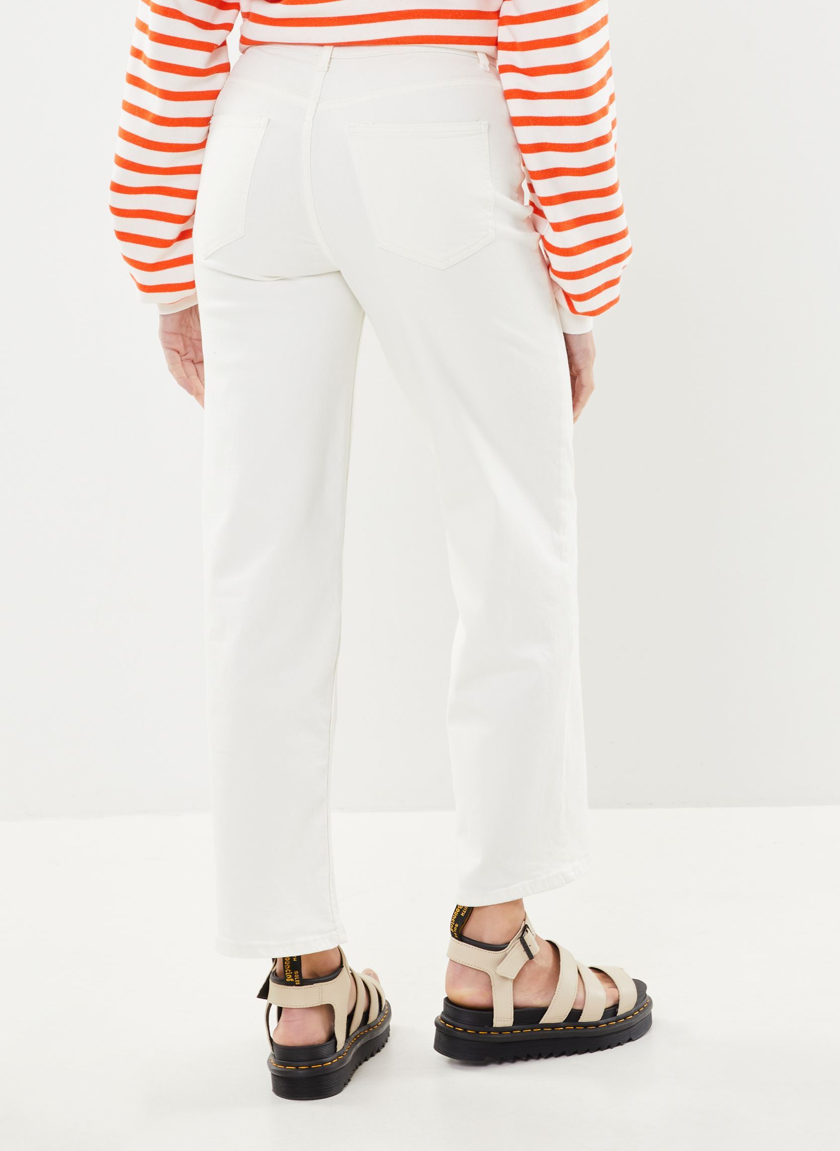 Wijde jeans / Flared Jeans Bykato Bekelona Jeans 3 - dames wit B-Young Wijde jeans / Flared Jeans Bykato Bekelona Jeans 3 - dames wit Off white